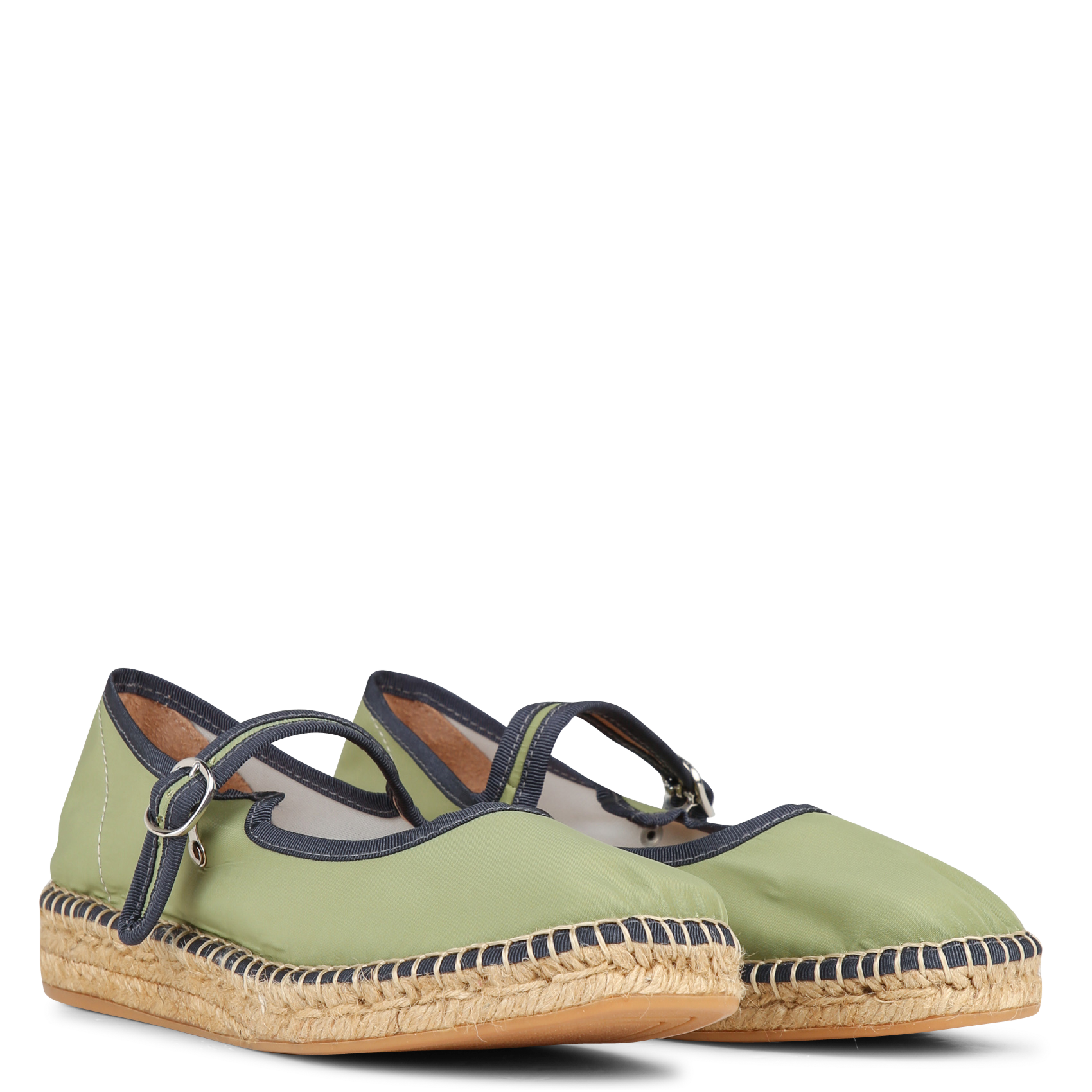 Flat linen espadrilles NAGUISA Multicolored