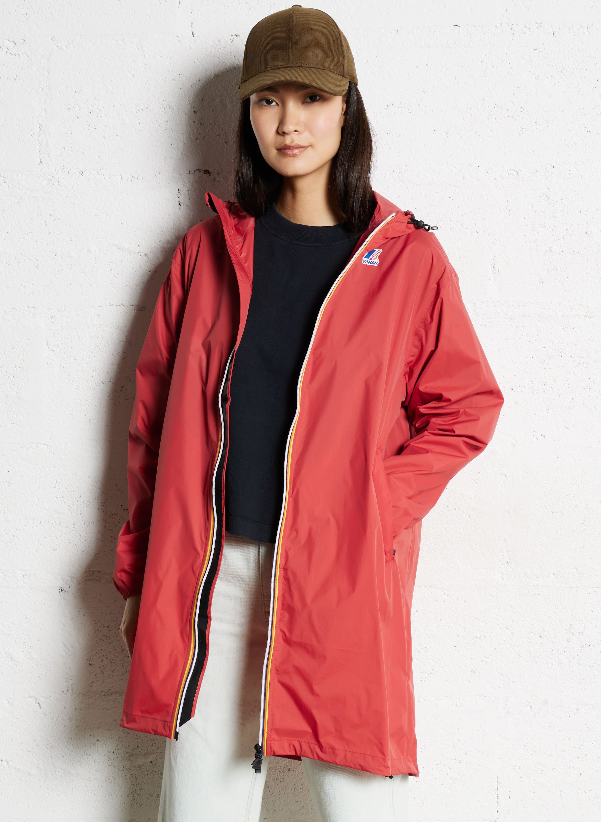 Imperméable  K-WAY Rouge
