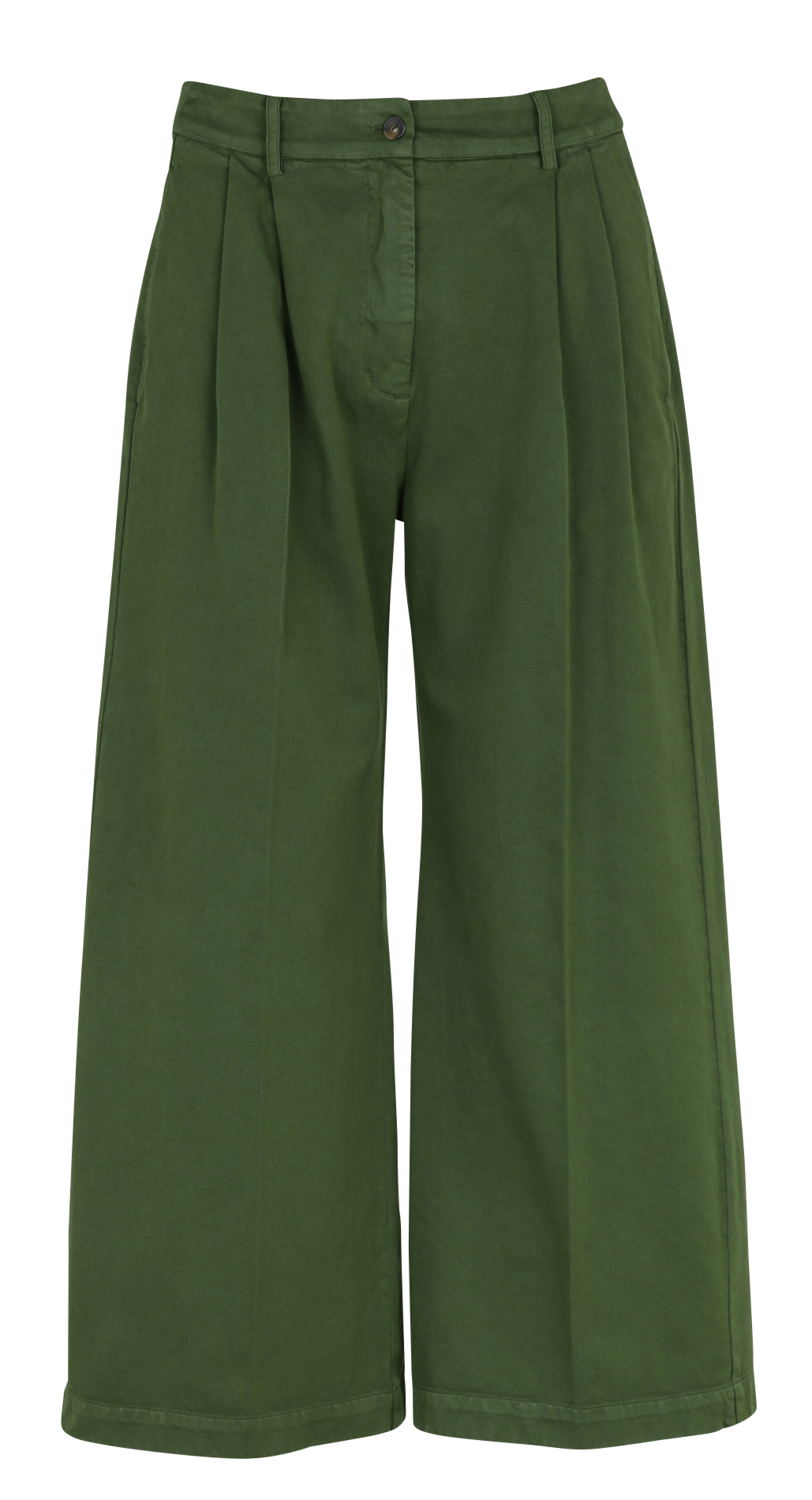 Wide cotton trousers  DIEGA Brown