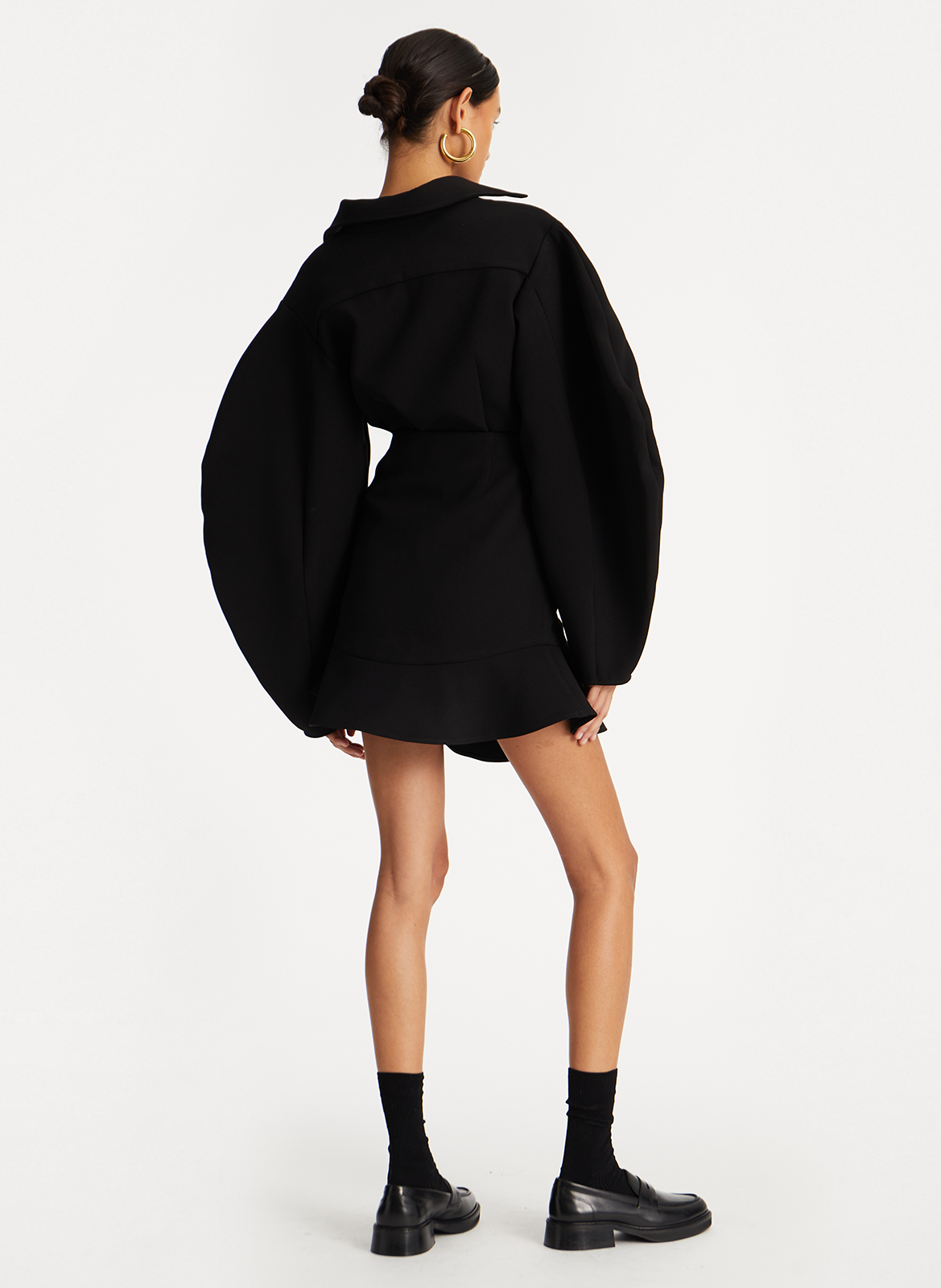 Chemise col classique ROTATE Black