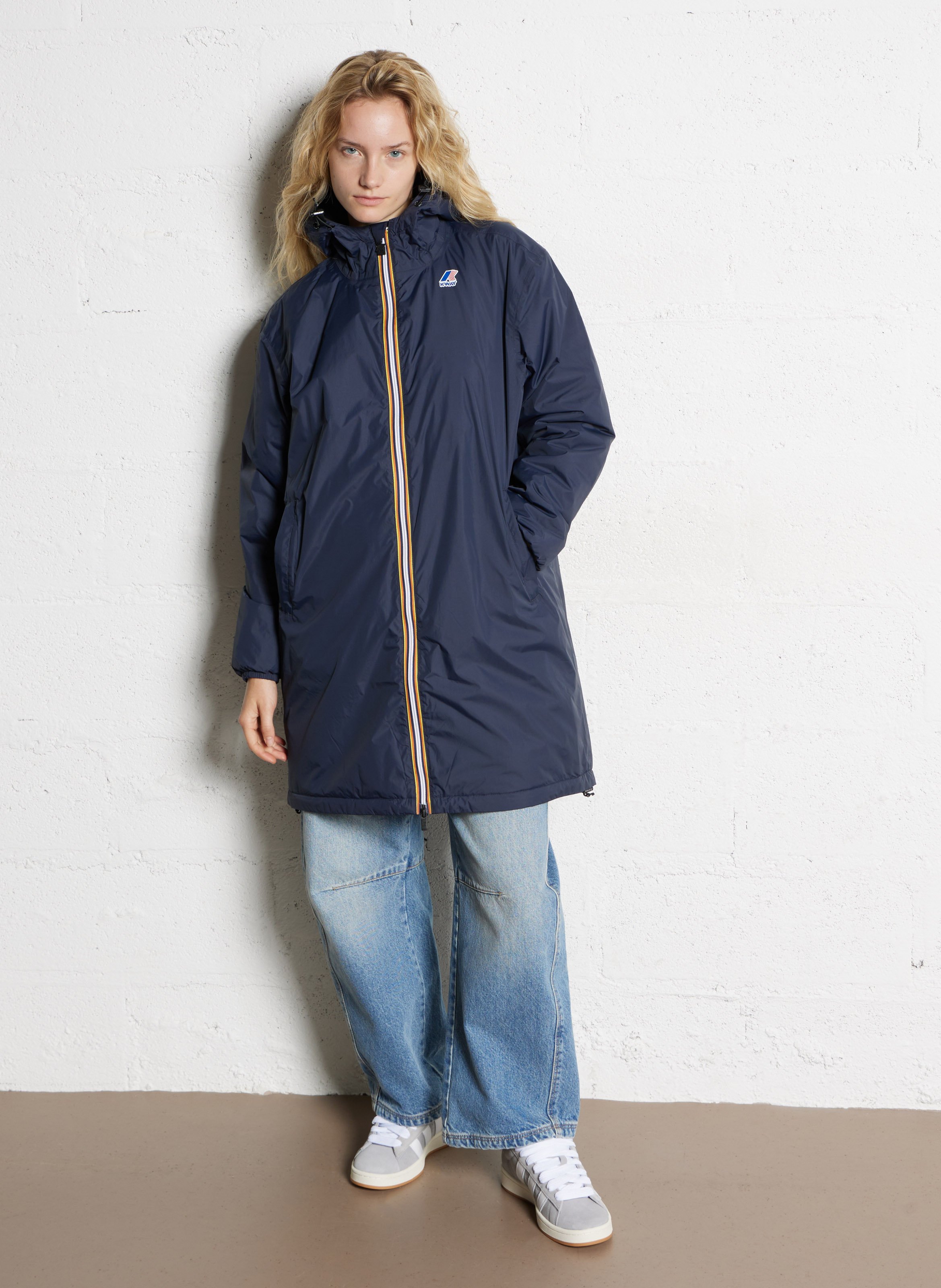 Baskets basses en cuir ADIDAS Gris