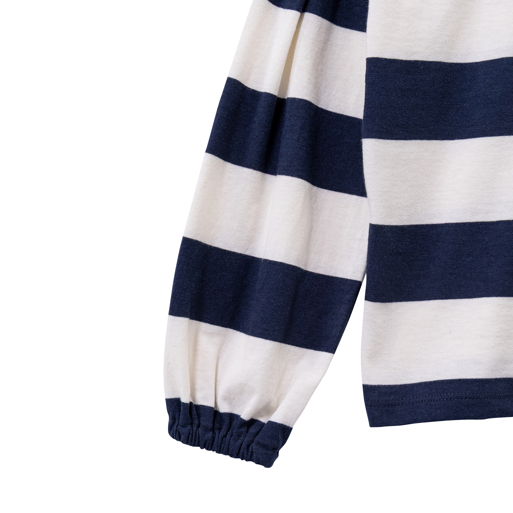 Gestreiftes T-Shirt mit fantasievollem Hemdkragen IKKS JUNIOR Blau