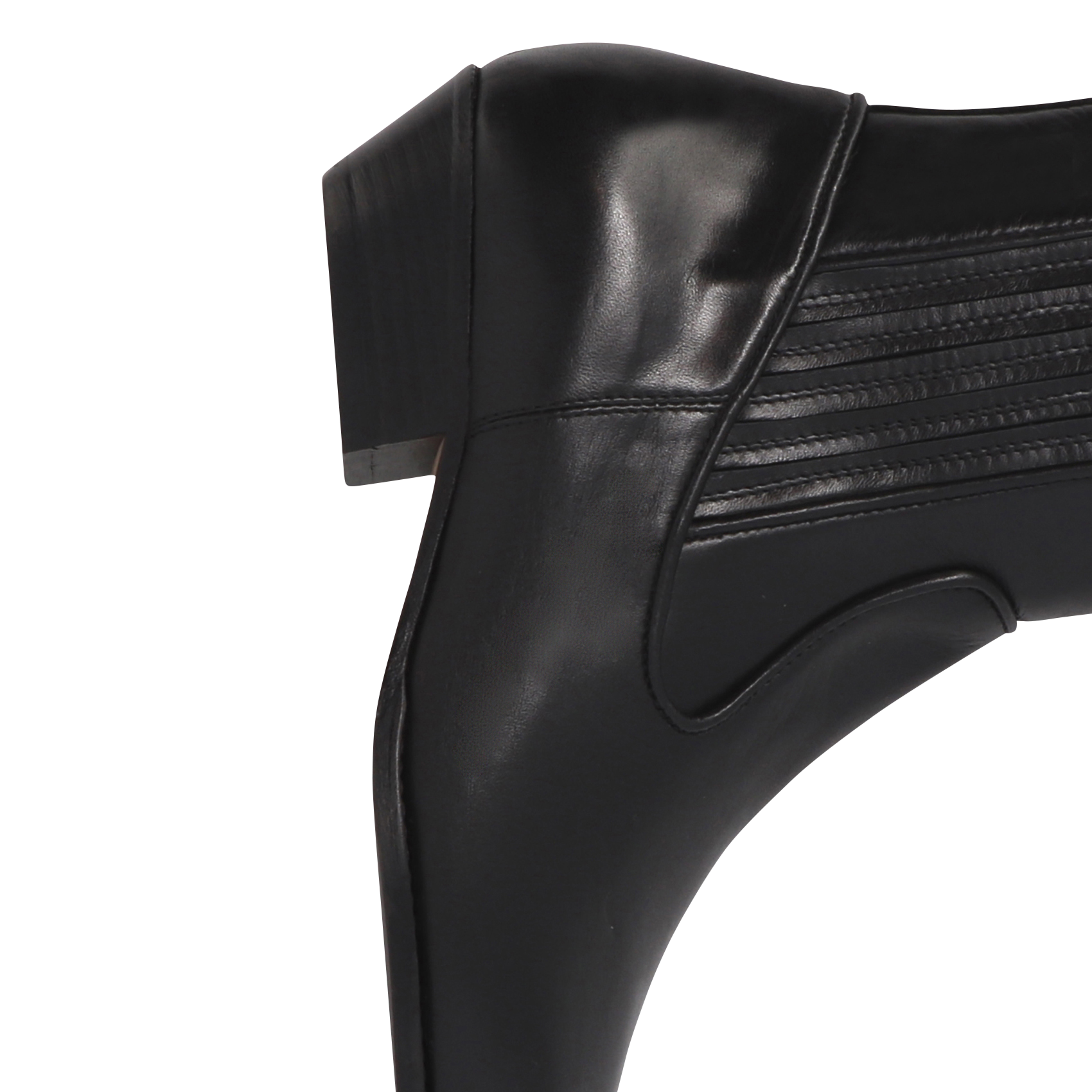 Bottines en cuir SOCQUE PARIS Noir