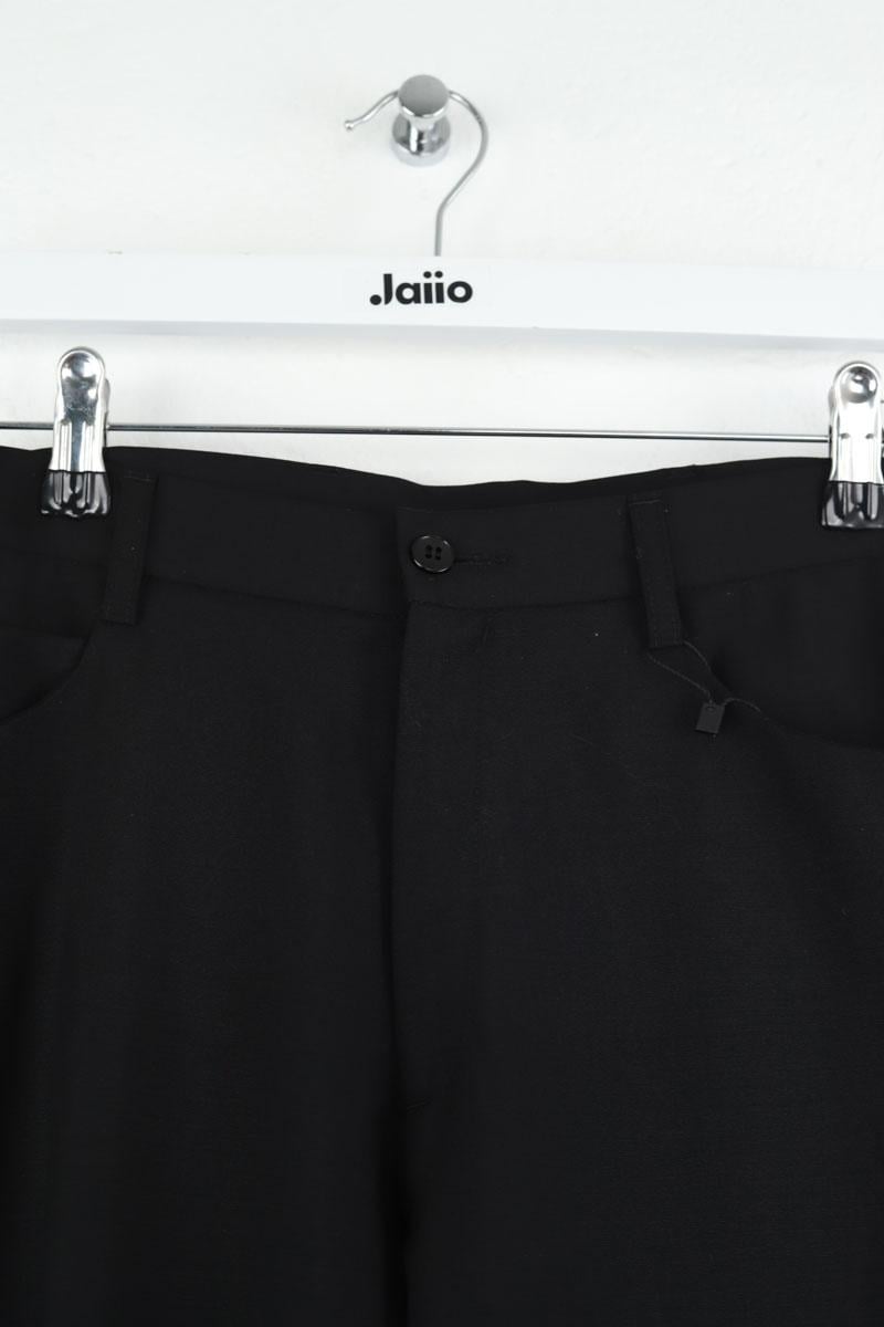 Bandol straight woollen trousers AGNES B. - Seconde Main Black