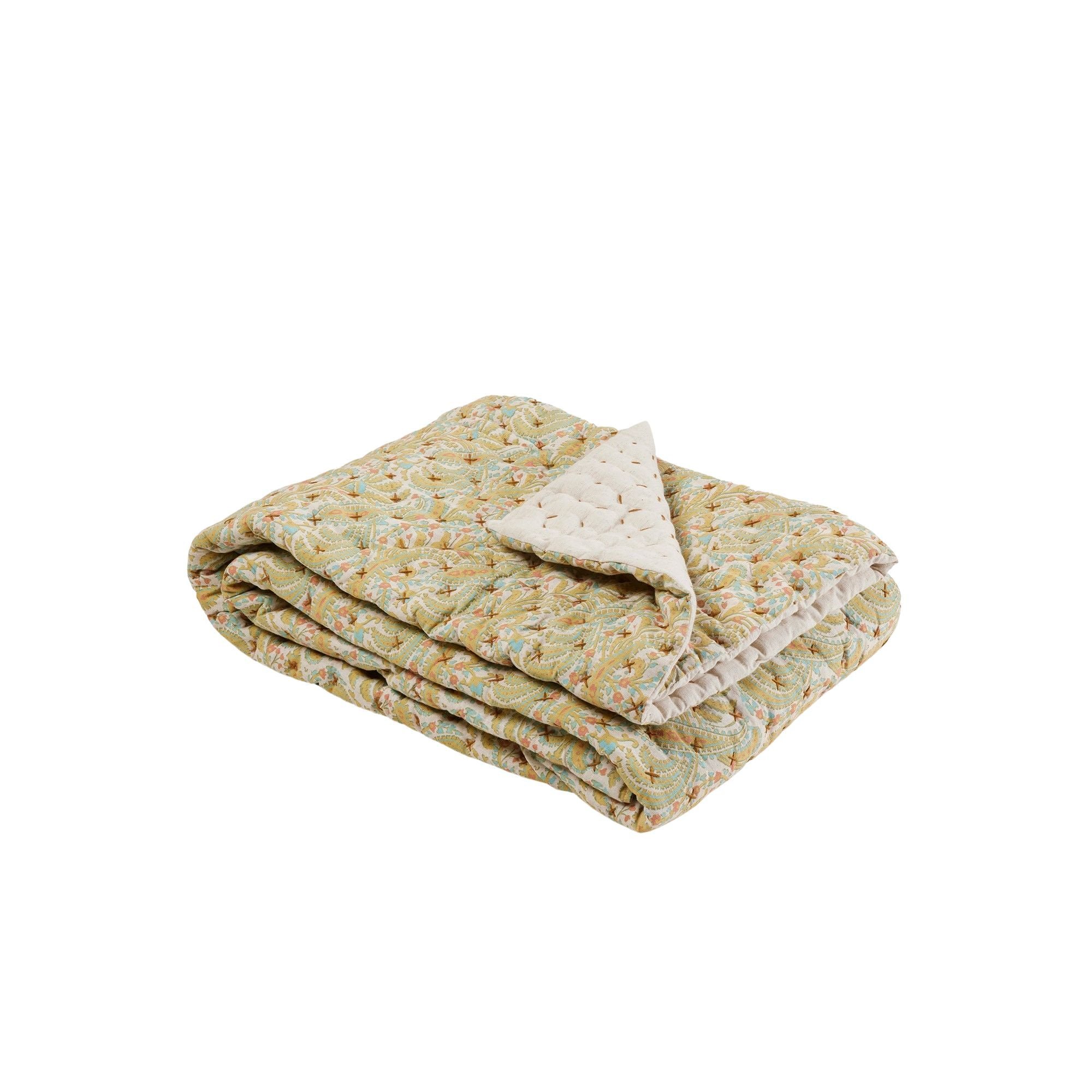 MALO - Linen quilt MADURA Yellow