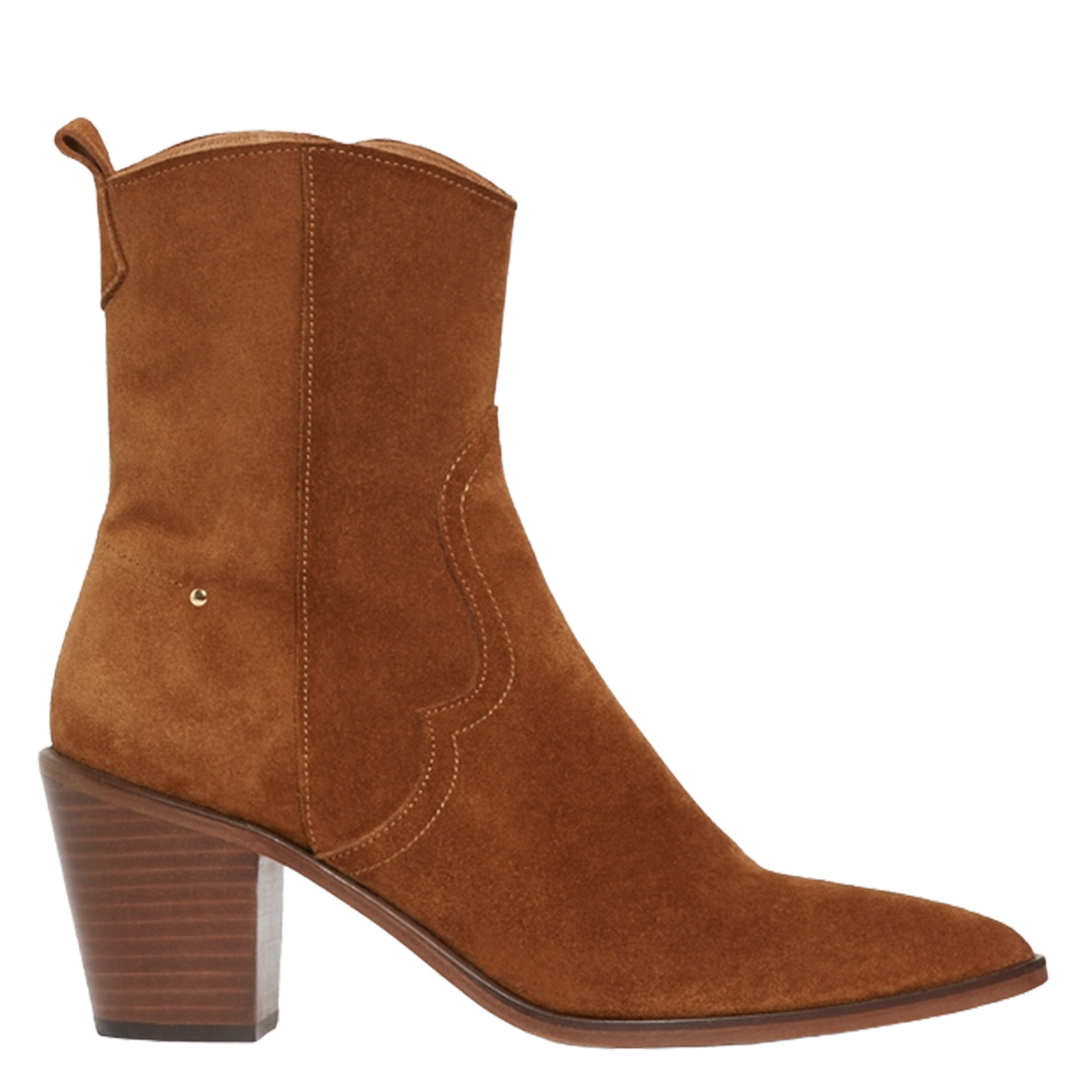 Bottines en cuir VANESSA BRUNO Marron