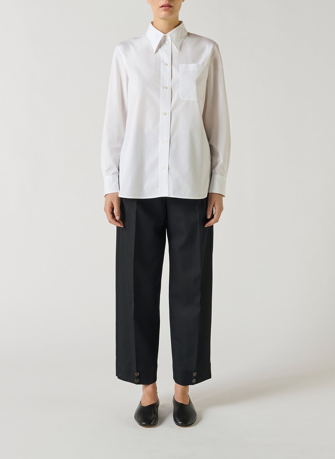 Bundfaltenhose SOEUR Schwarz