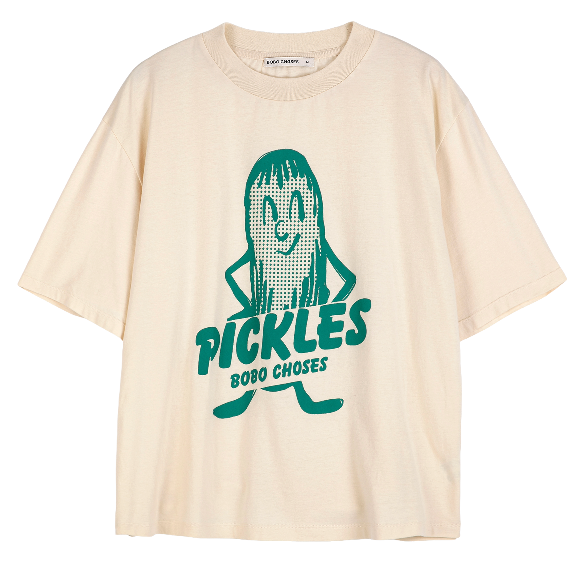 Tee-shirt ample col rond imprimé BOBO CHOSES Blanc