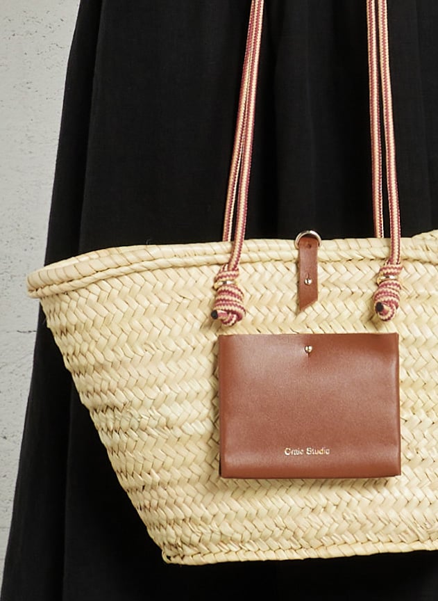 Woven doum basket CRAIE STUDIO Brown