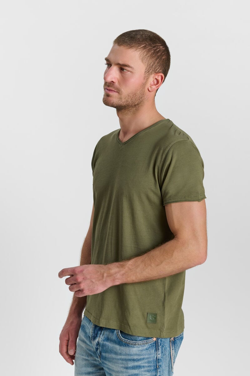 Tommy Badge T-shirt LE TEMPS DES CERISES Khaki