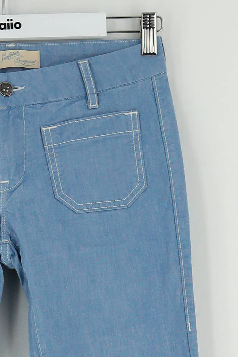 Jean bootcut BONPOINT - Seconde Main Bleu