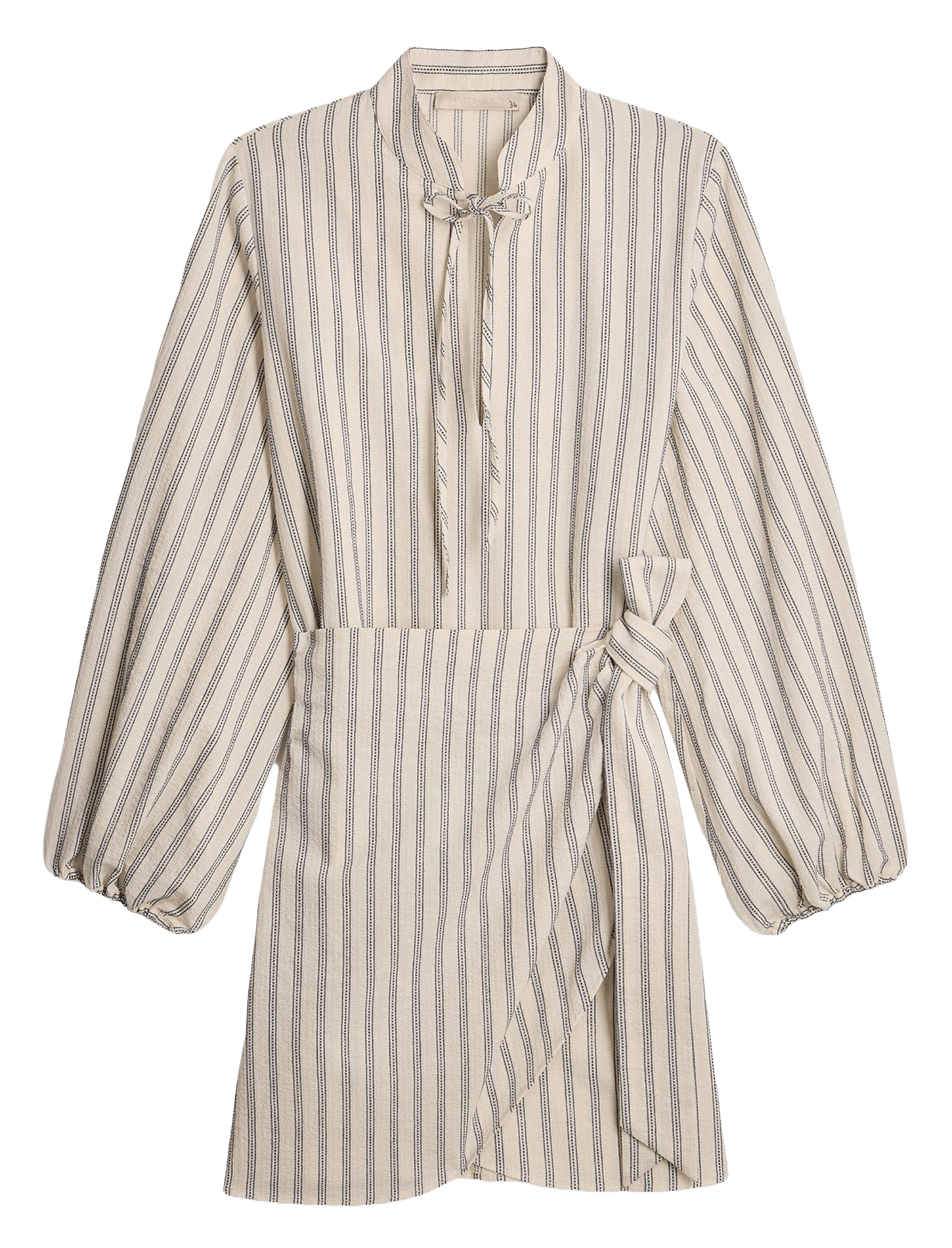 Robe courte portefeuille rayée  VANESSA BRUNO Bleu