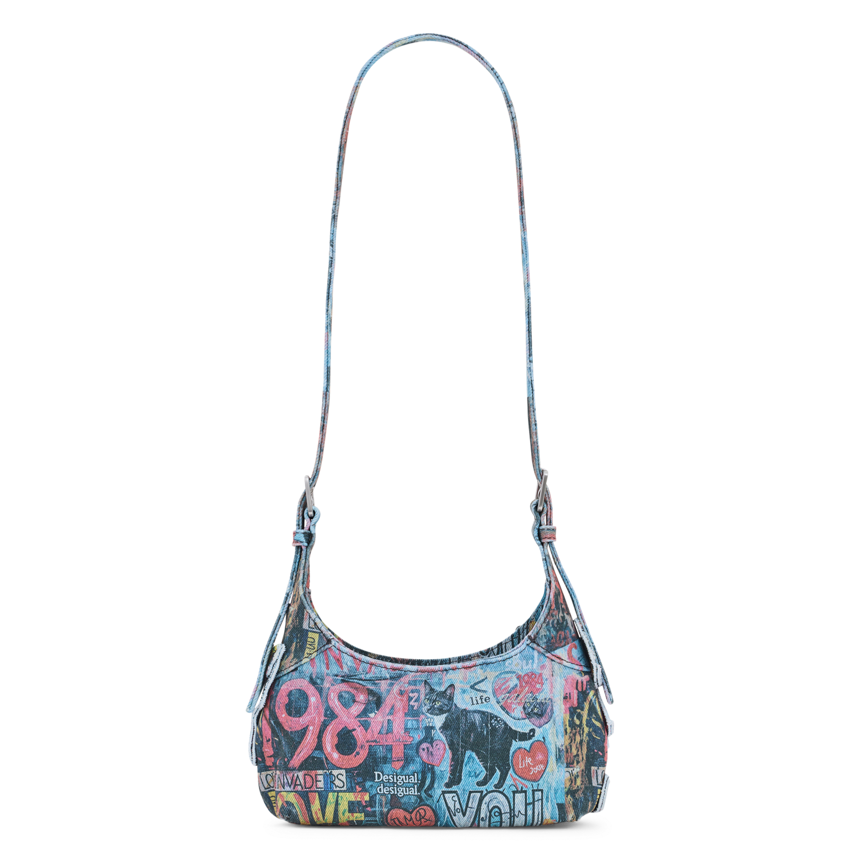 Sac à main en coton DESIGUAL Multicolore