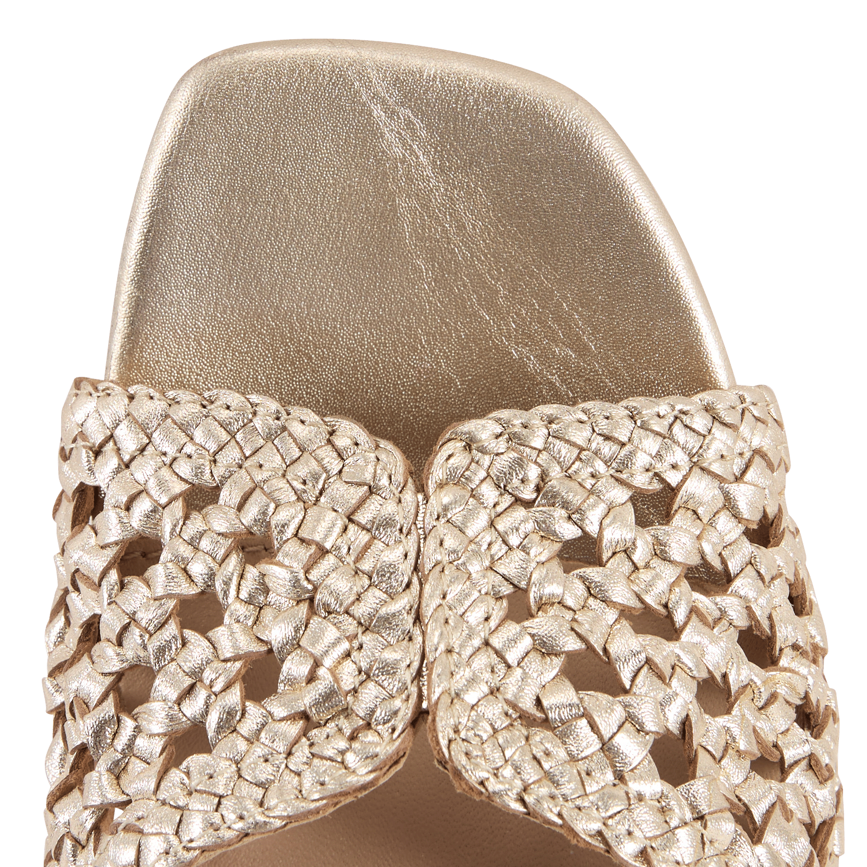 Sandales à talon en cuir LA FEE MARABOUTEE Jaune