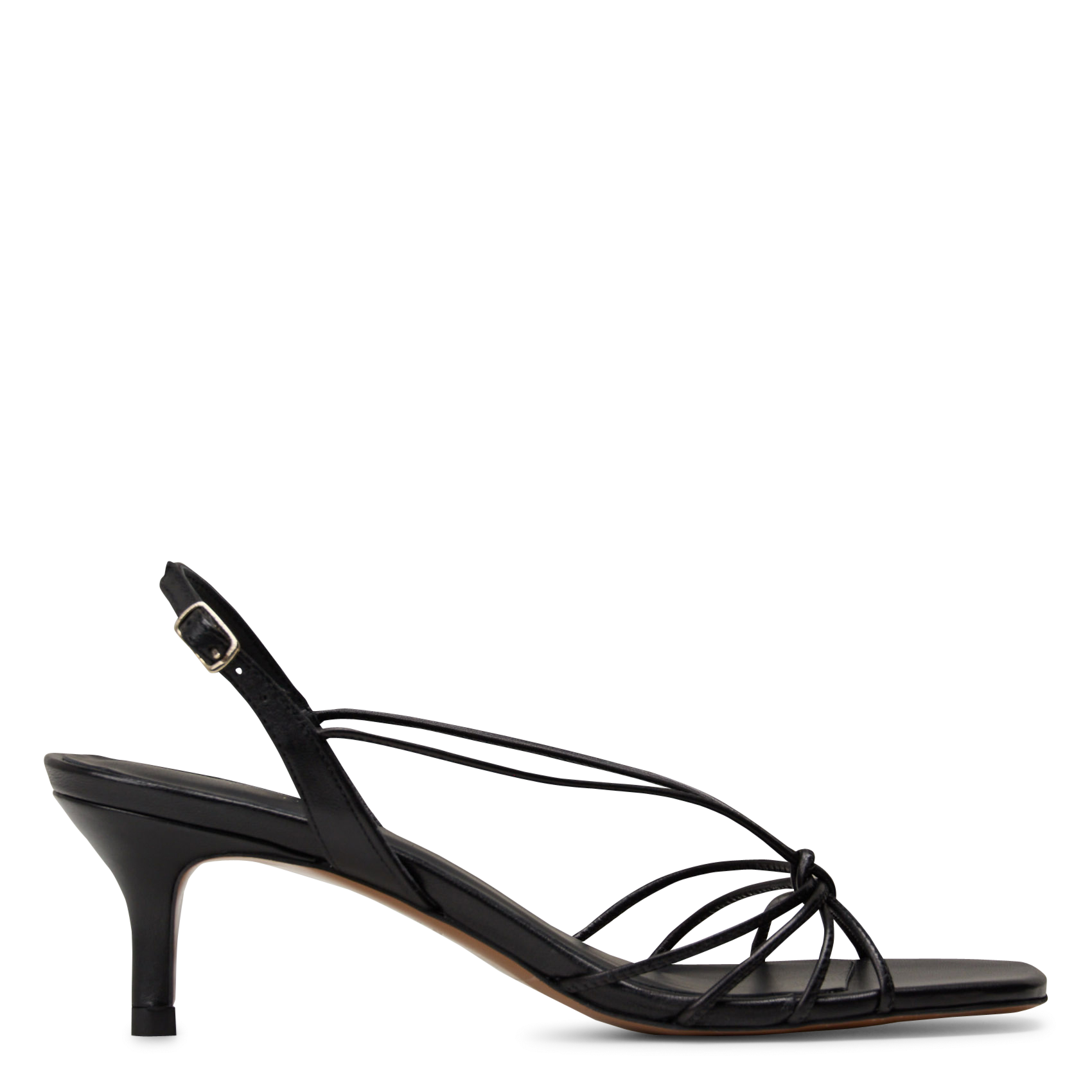 Alice - Ledersandalen mit Absatz RIVECOUR Schwarz