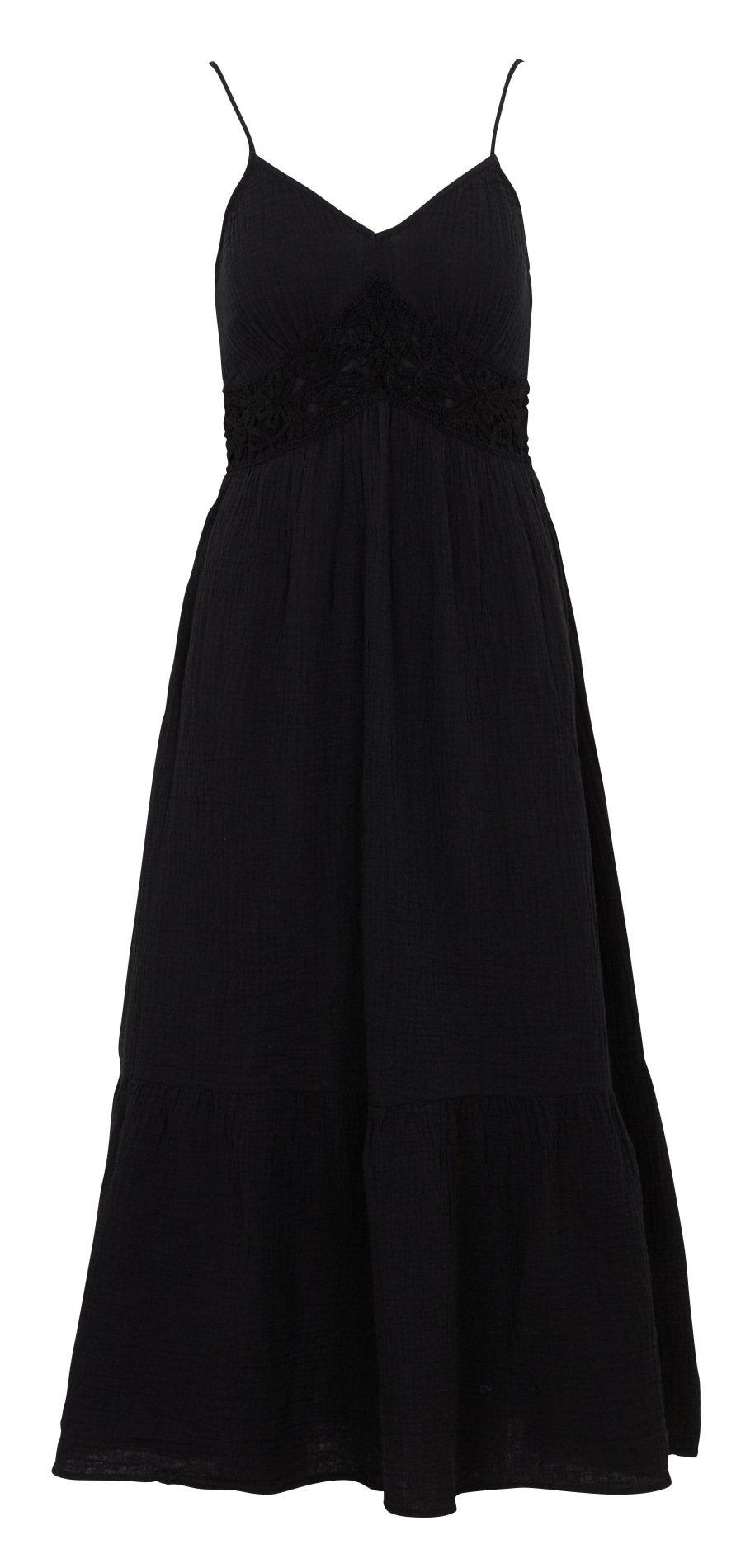 Long cotton dress MAISON 123 Black
