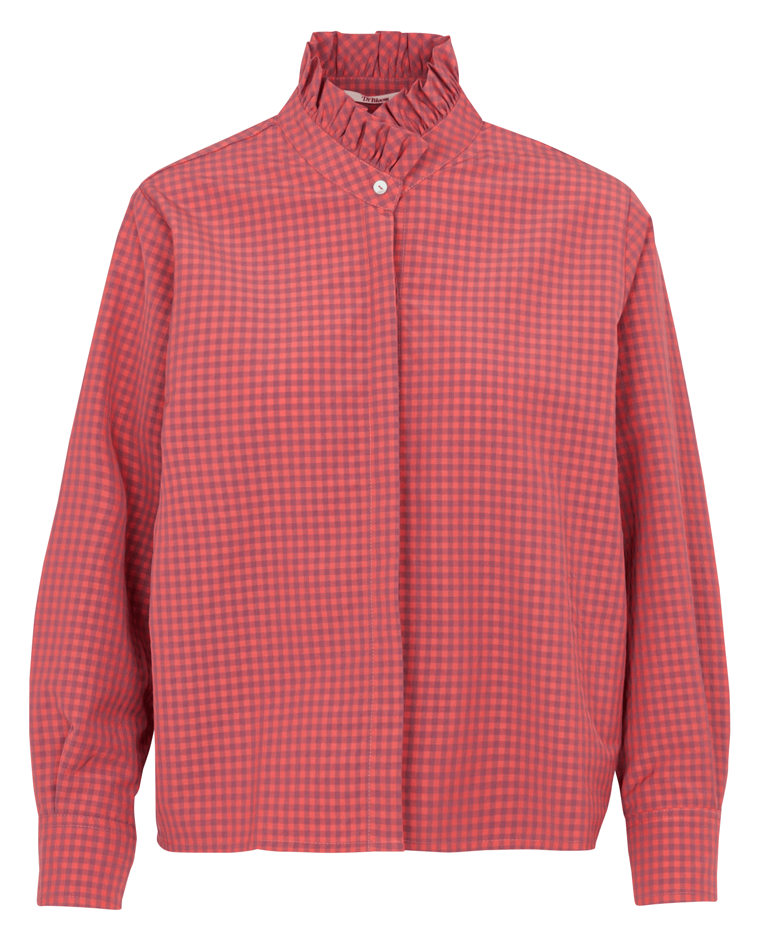 Chemise droite à carreaux en coton  DR BLOOM