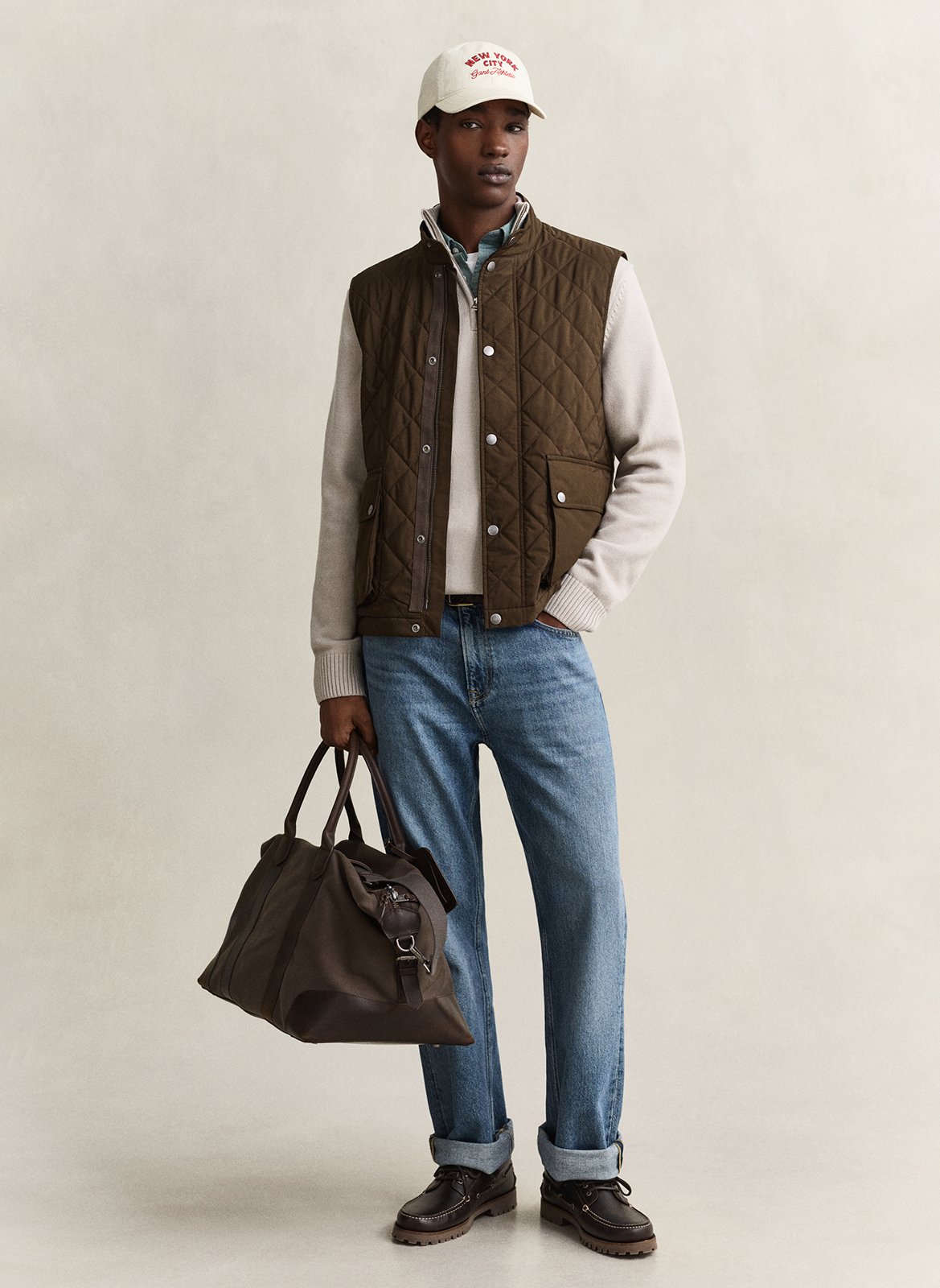 Steppweste GANT Braun