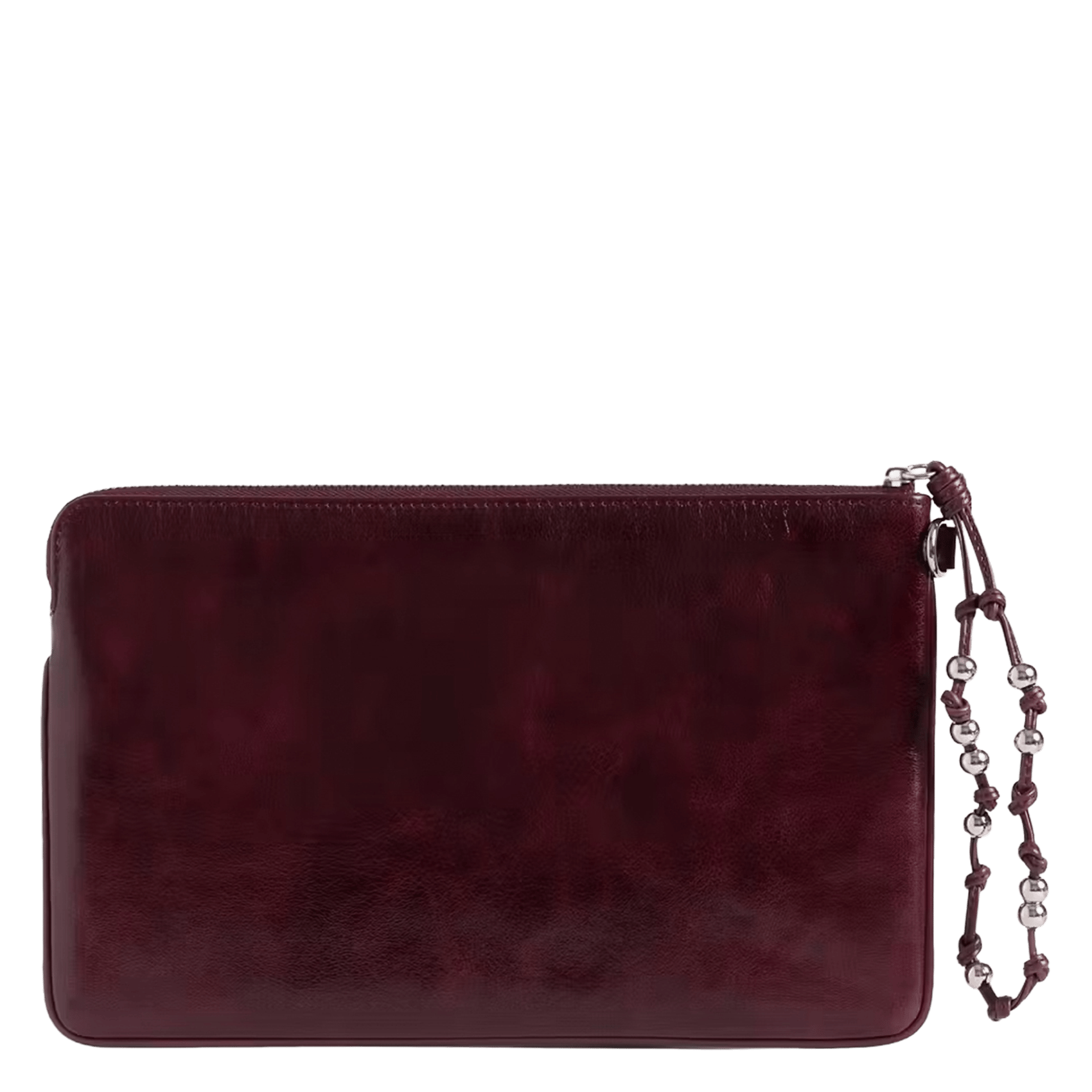 Pochette sérigraphié en cuir ZADIG&VOLTAIRE Violet