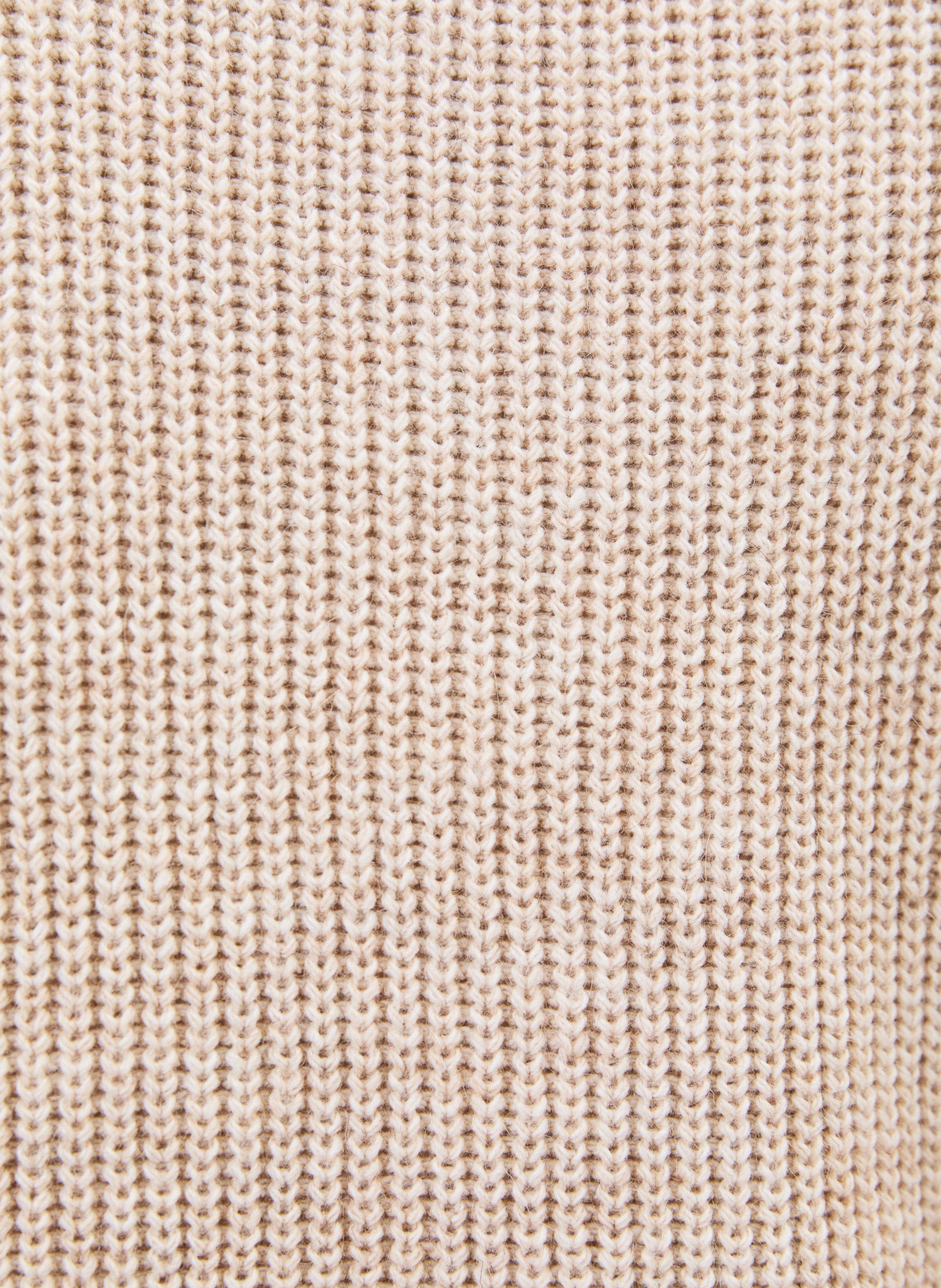Pull ample col montant  HUMILITY Blanc