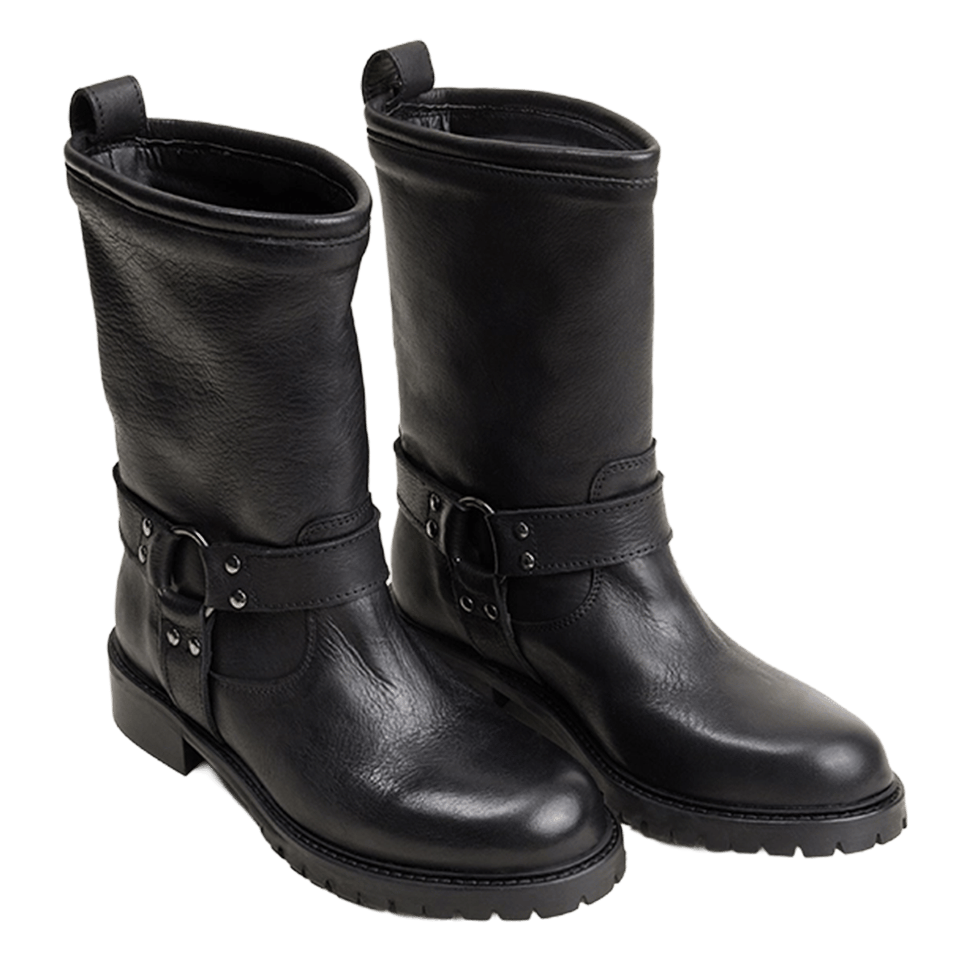 Bottes en cuir JONAK Noir