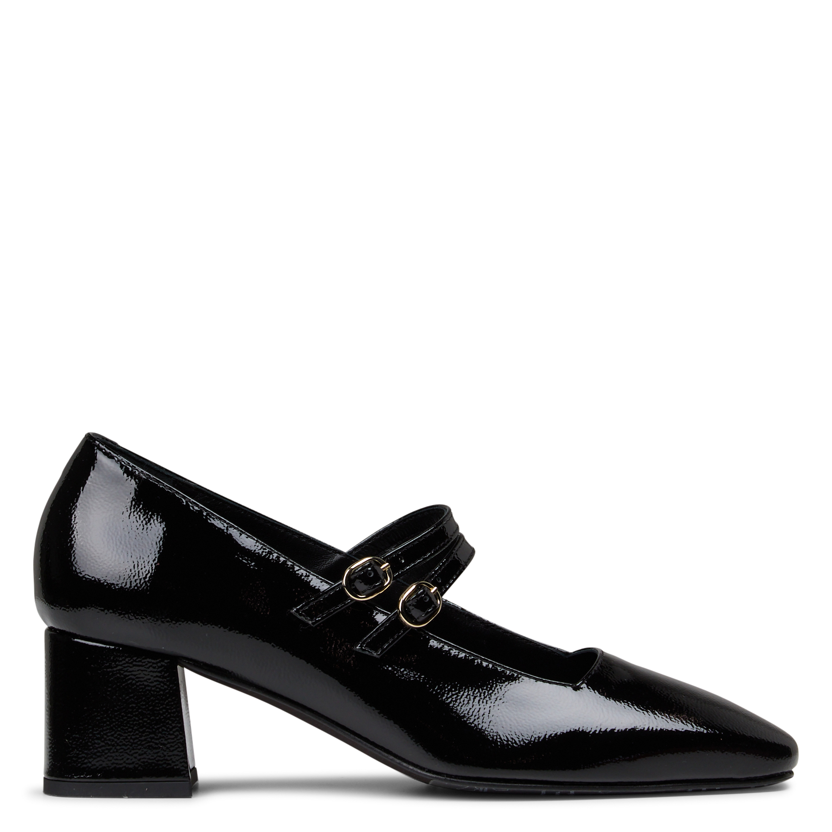 Babies à talons vernis en cuir verni BOBBIES Noir