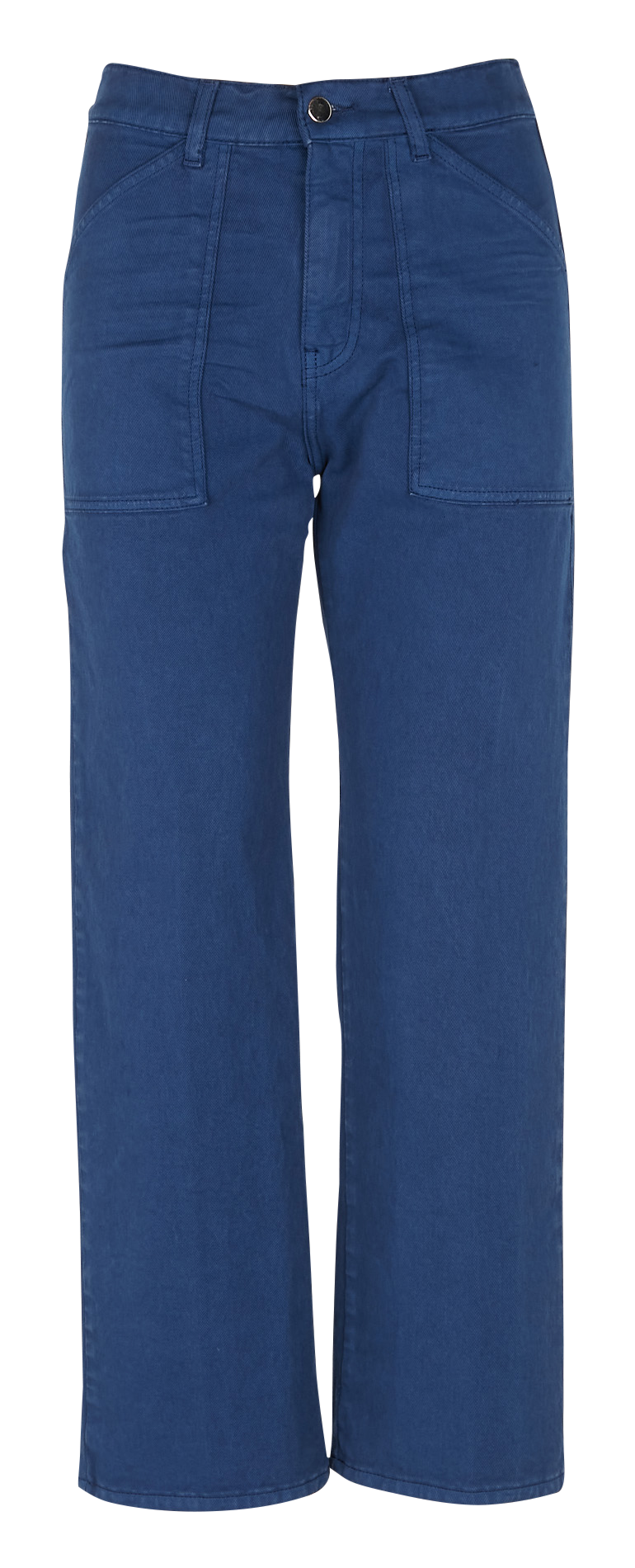 Cropped stretch cotton jeans ACQUAVERDE Blue