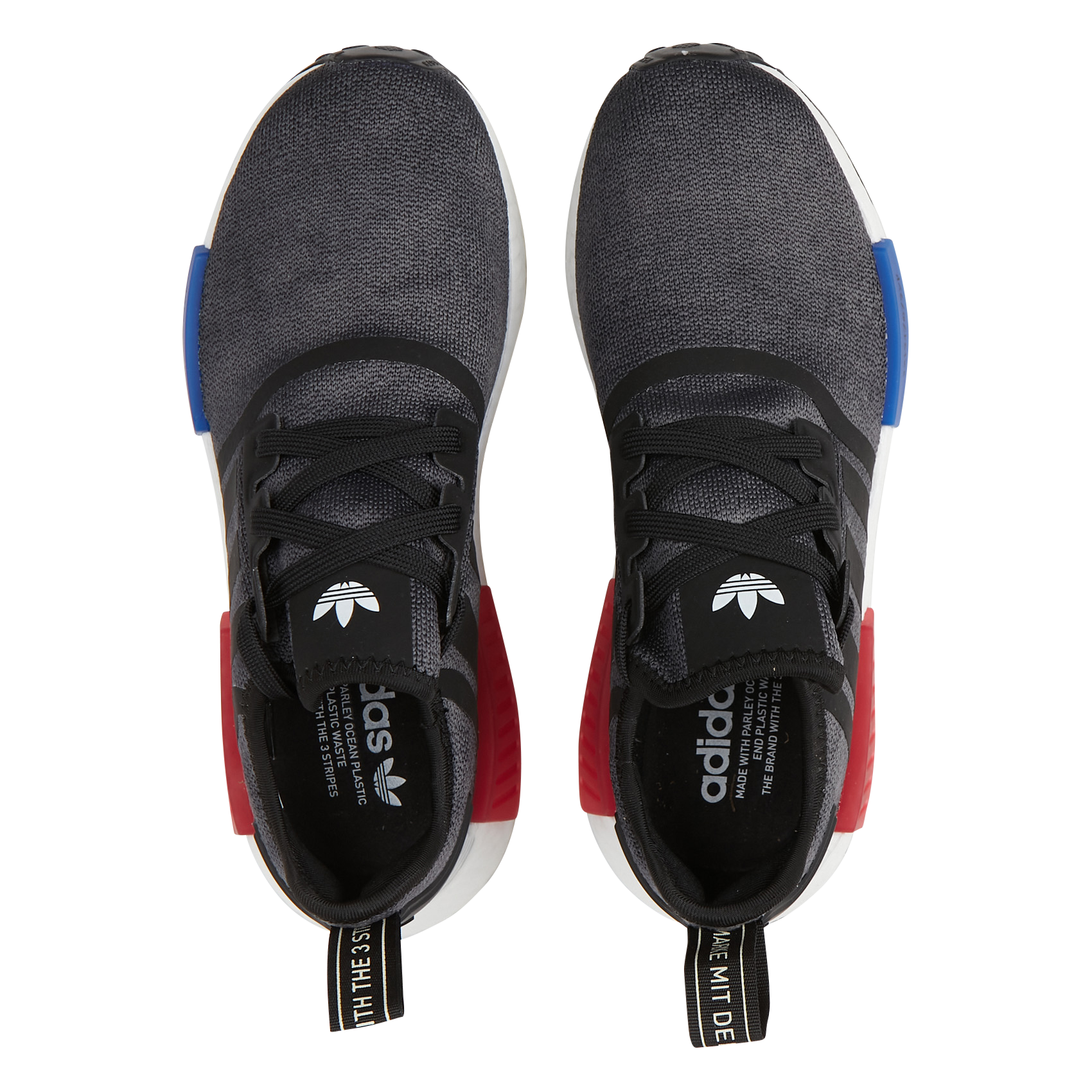 Canvas low-top sneakers ADIDAS Black