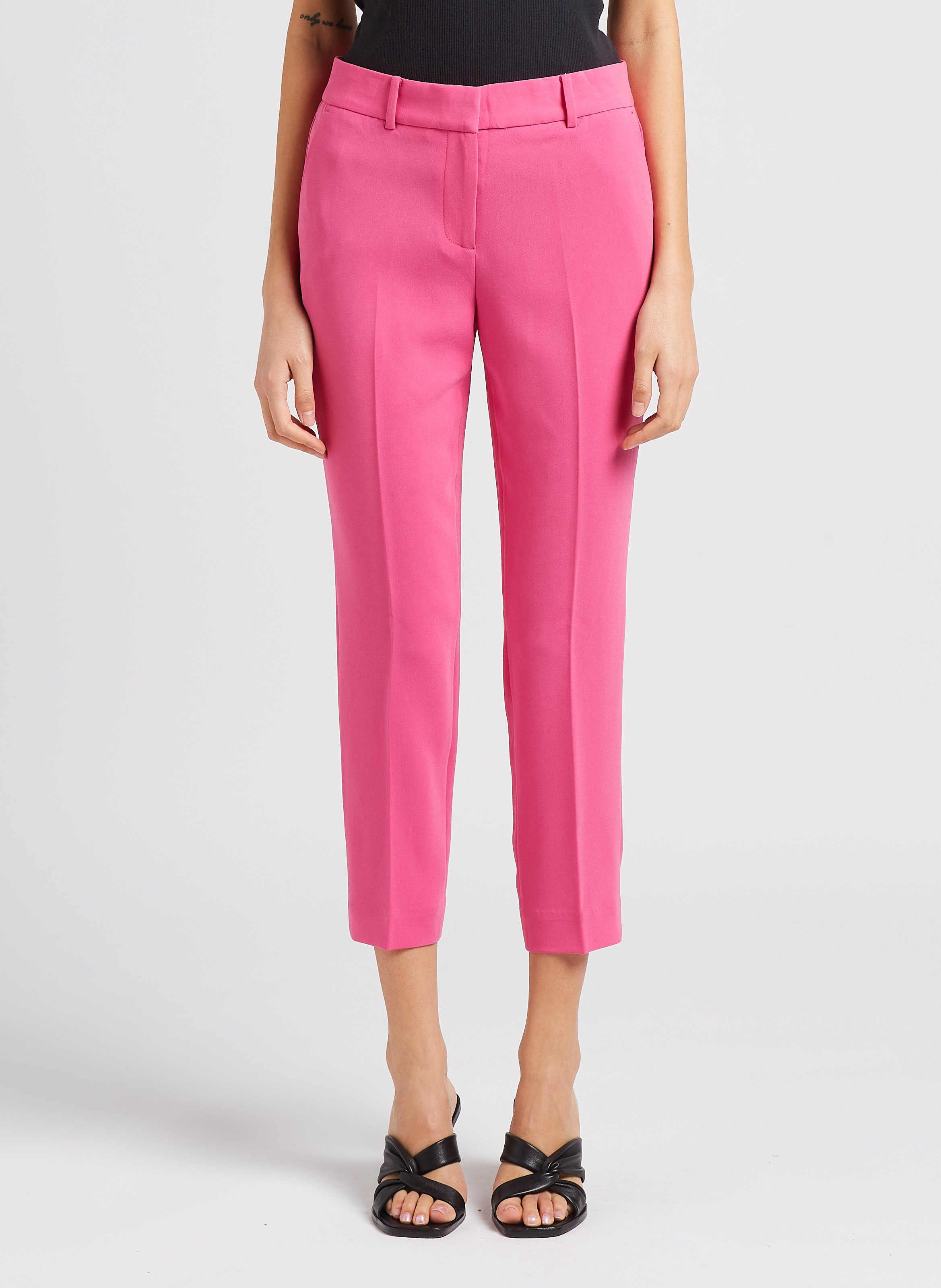 Pantalon droit 7/8ème MICHAEL KORS Rose