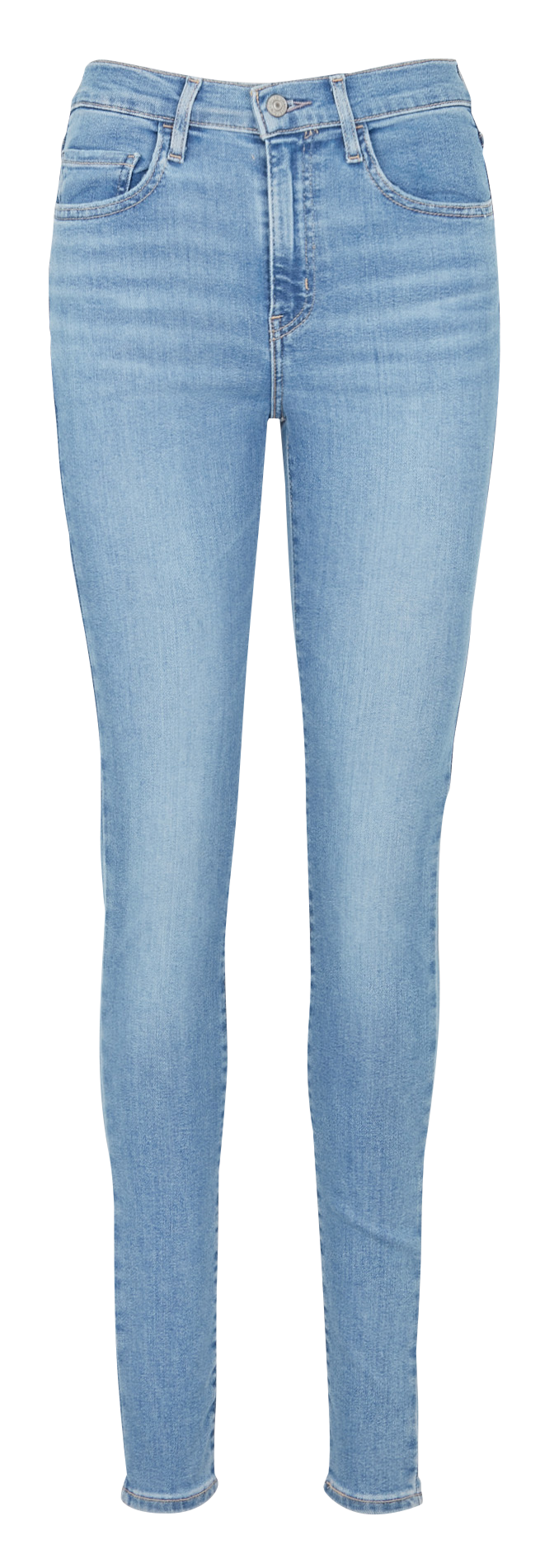High-waisted stretch cotton skinny jeans LEVI'S Faded jeans