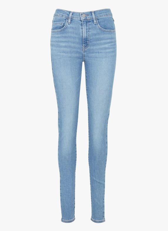 Skinny jeans van stretchkatoen met hoge taille Jeans verschoten