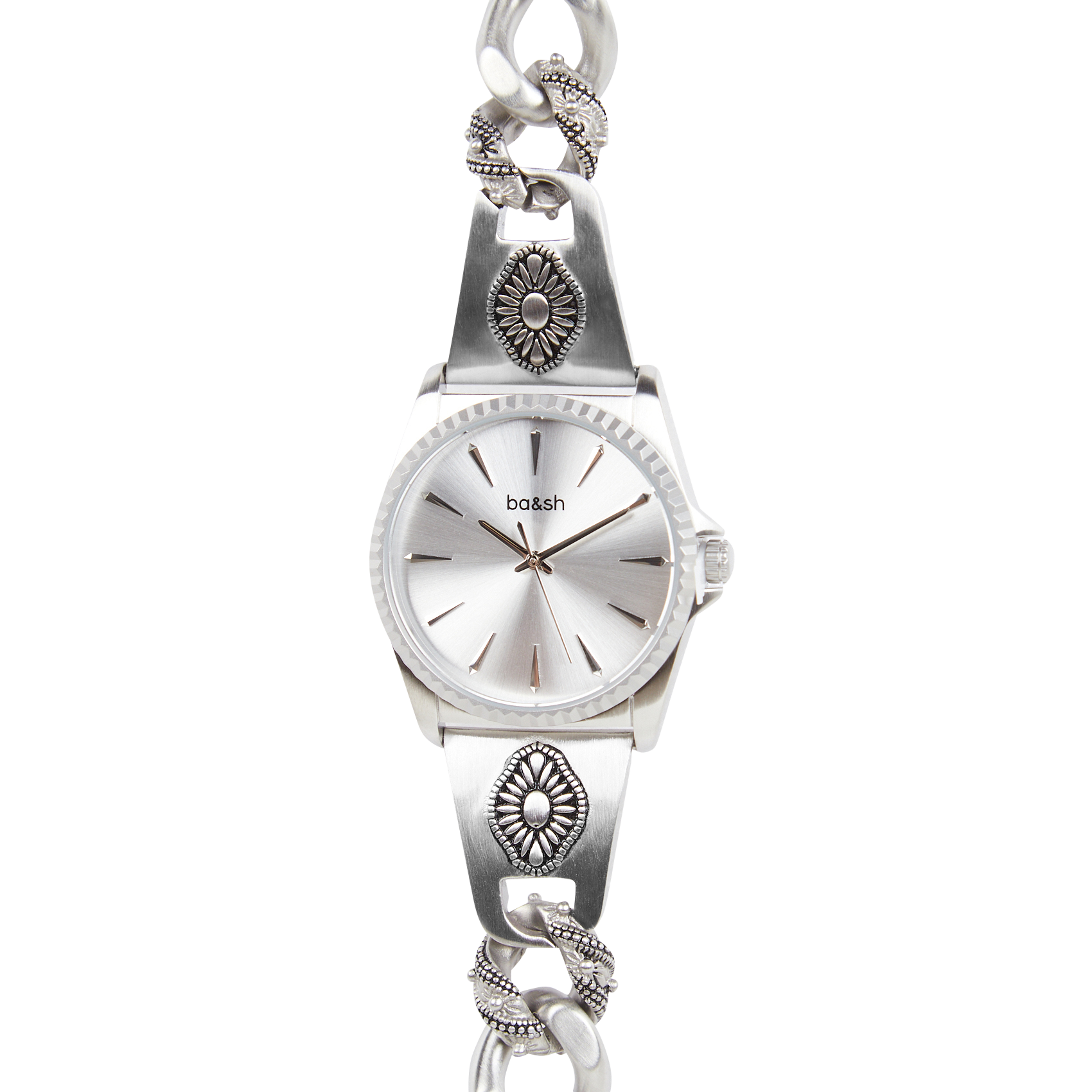 Montre en acier inoxydable BA&SH Argent