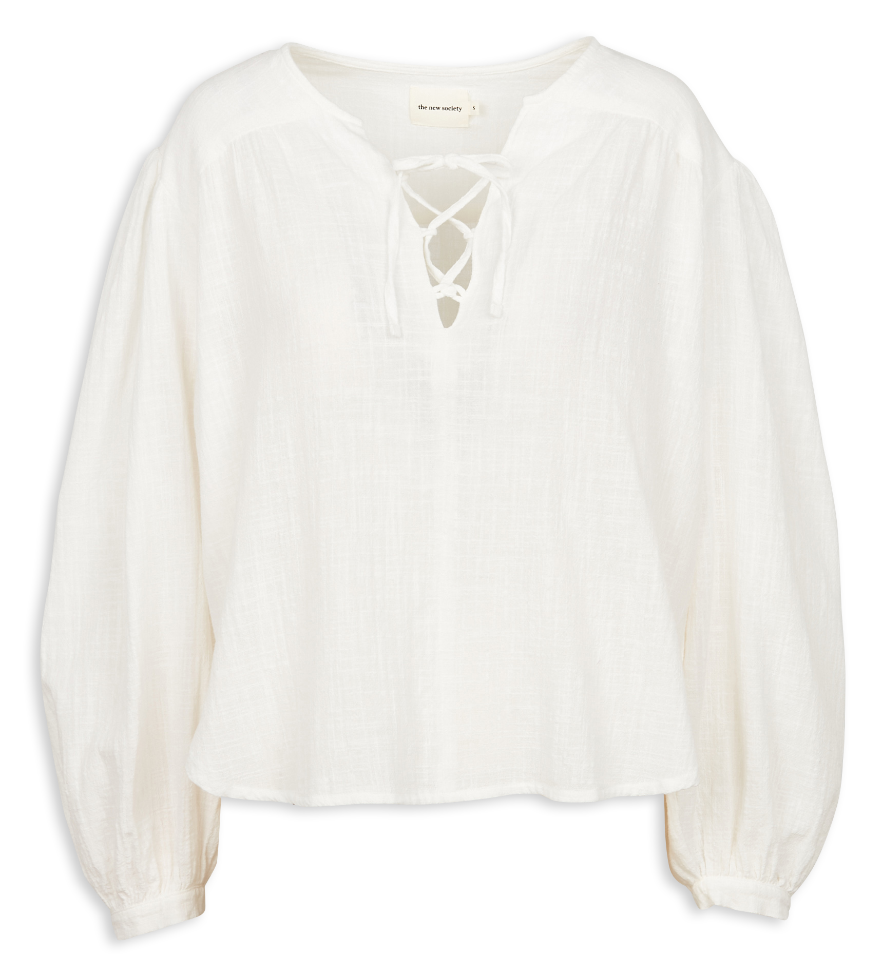 Blouse ample en coton THE NEW SOCIETY Blanc