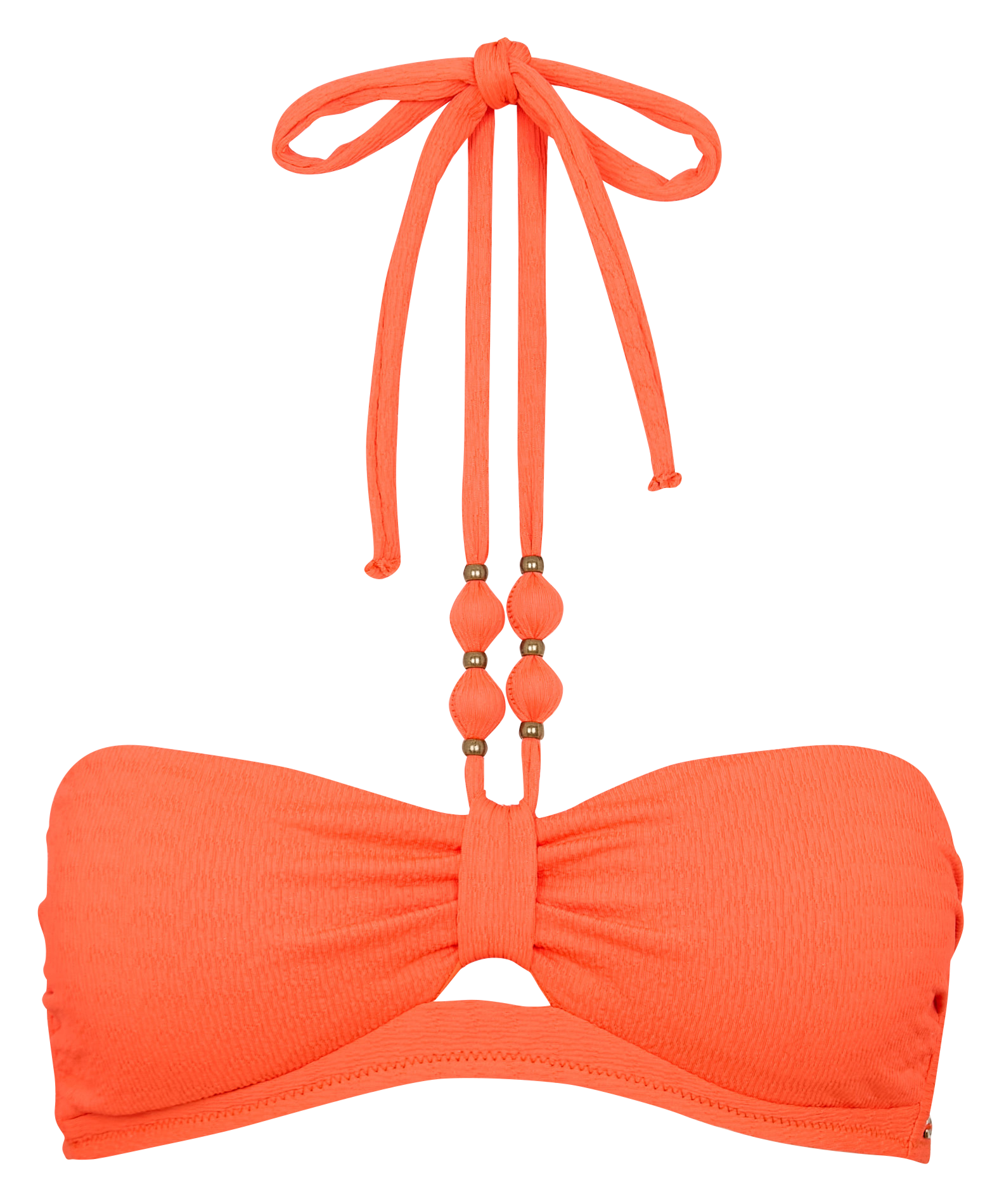 Bandeau bikini top BANANA MOON Orange