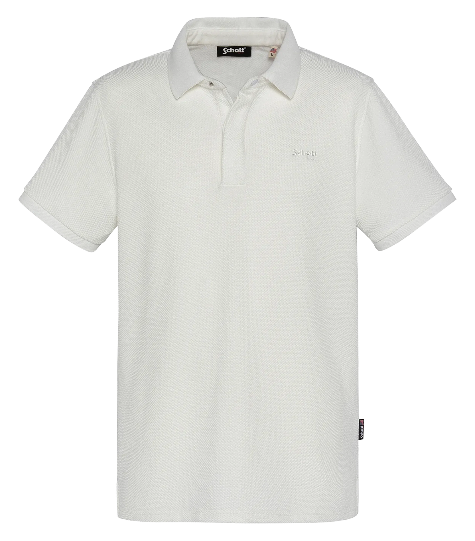 Poloshirt SCHOTT Weiss