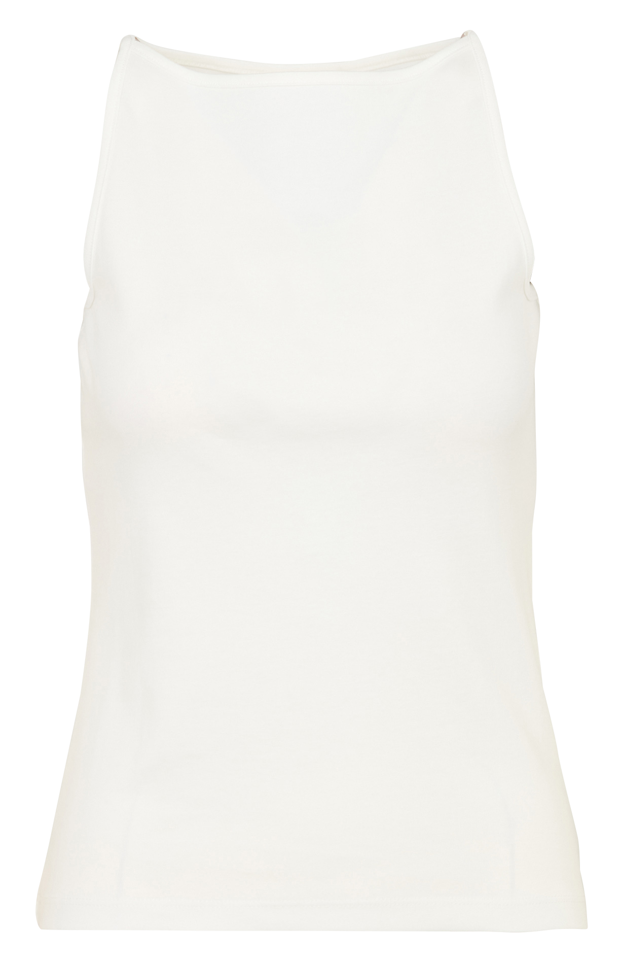 Top droit en coton ACHILLE Blanc