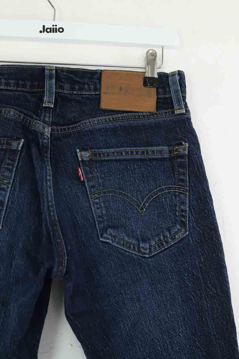 Cotton straight jeans LEVI'S - Seconde main Blue