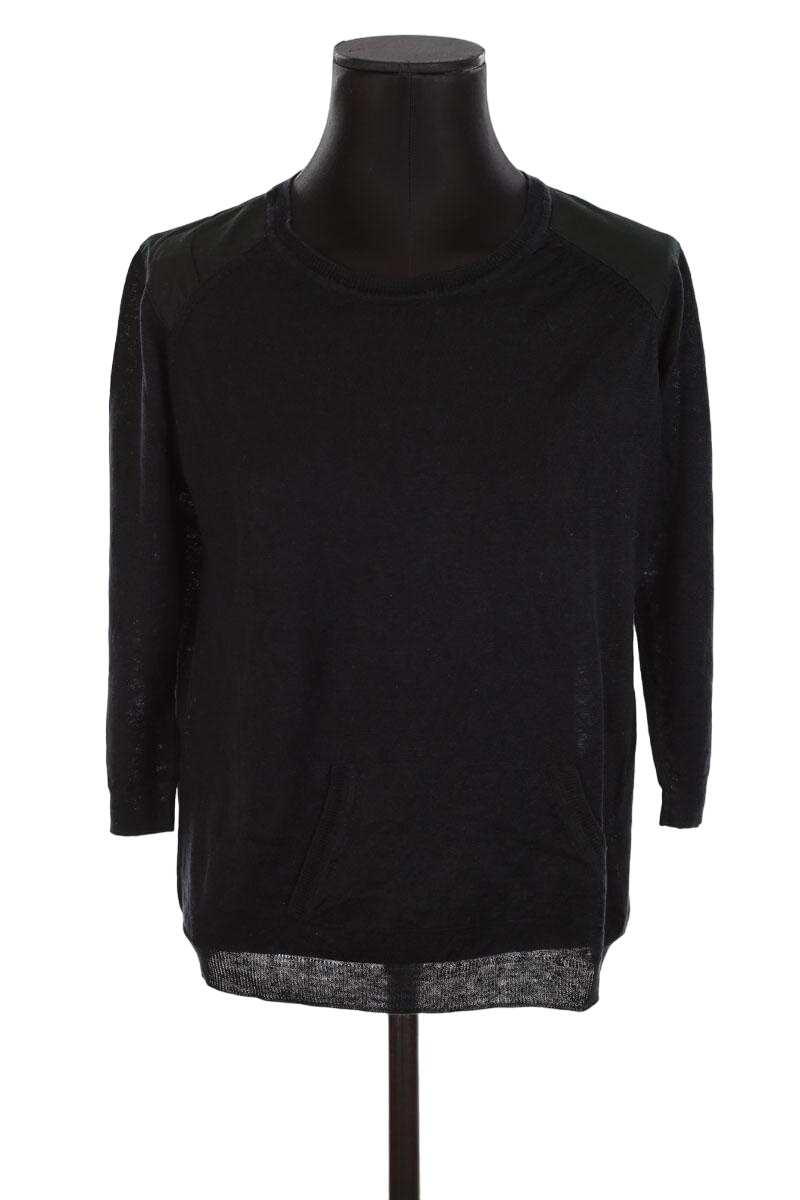 Fine-knit sweater ISABEL MARANT ÉTOILE - SECONDE MAIN Black