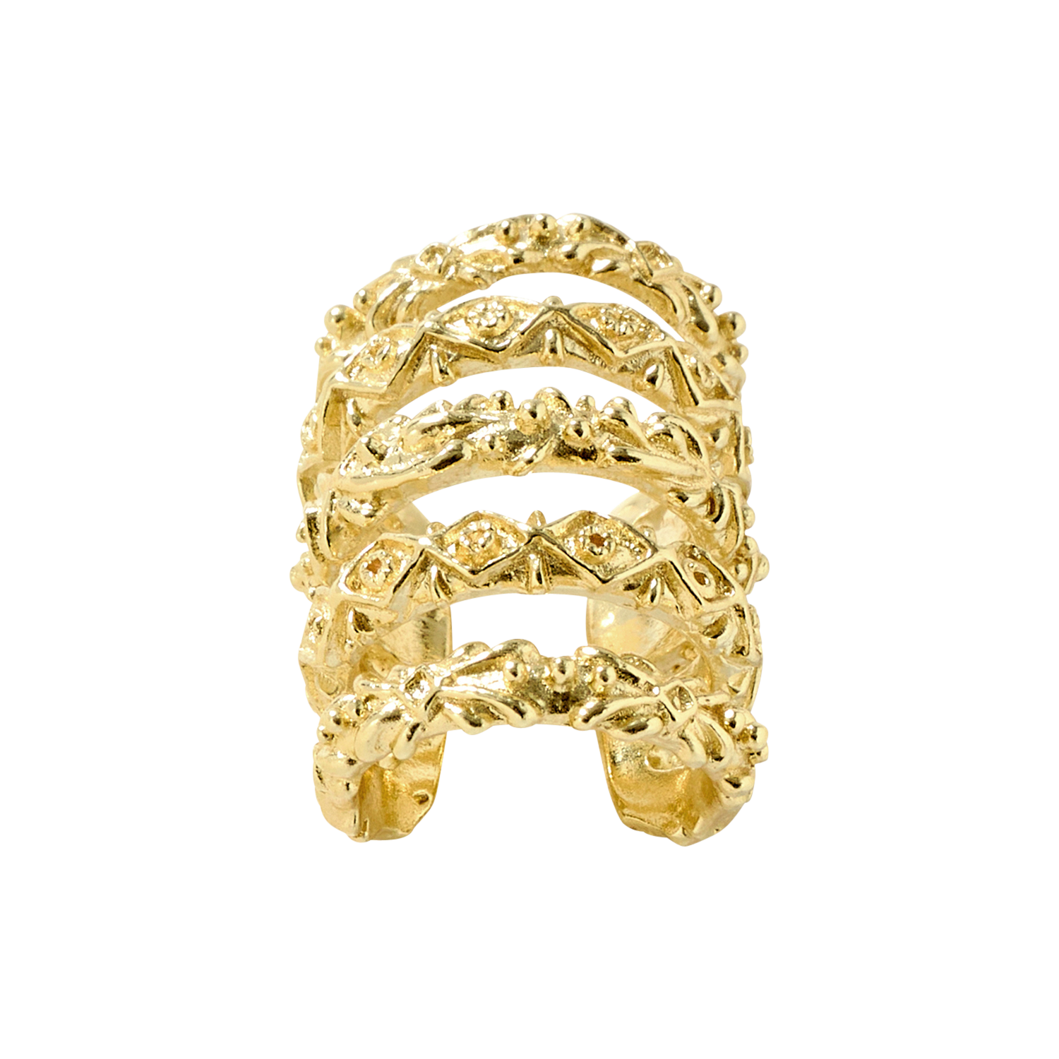 Boucle d'oreille earcuff BA&SH Doré