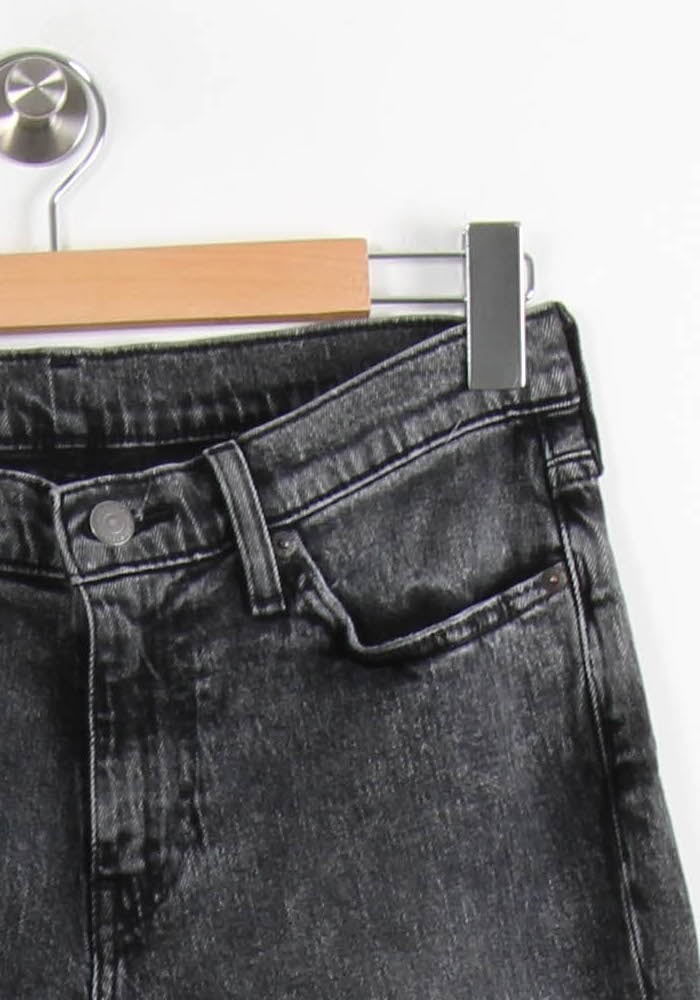 Cropped slim jeans with studs LEVI'S - Seconde main Grey