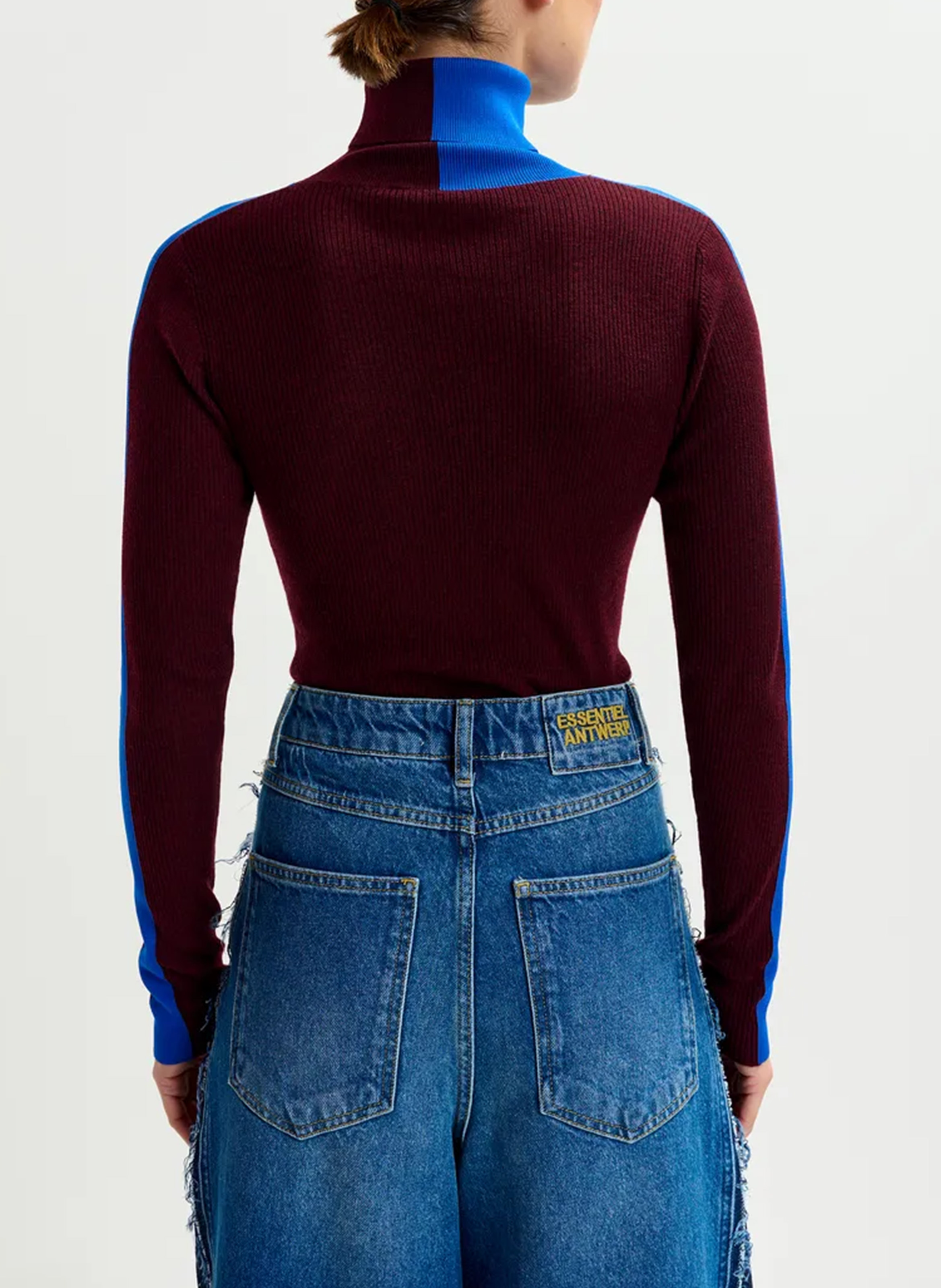 Aansluitende coltrui ESSENTIEL ANTWERP Bruin