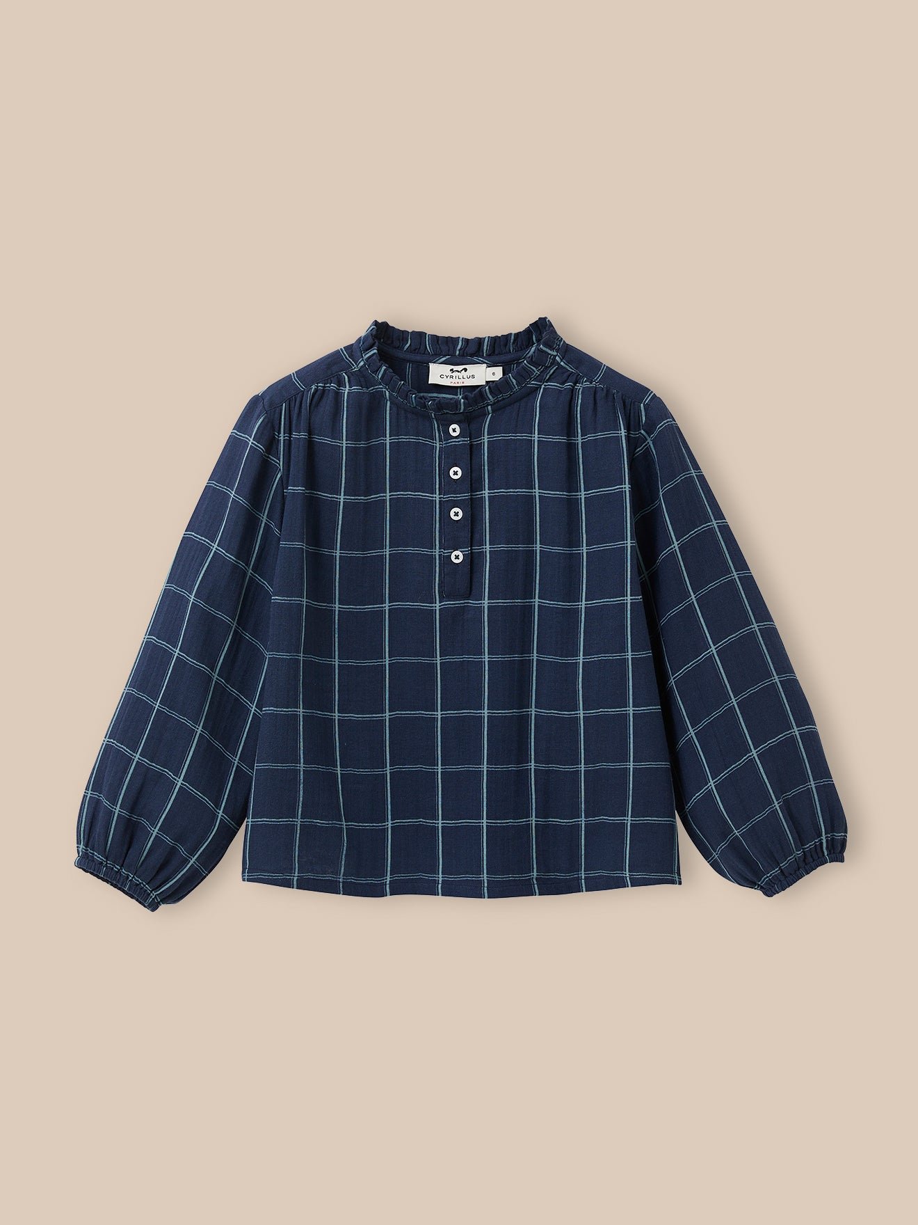 Cotton gauze Blouse CYRILLUS Blue