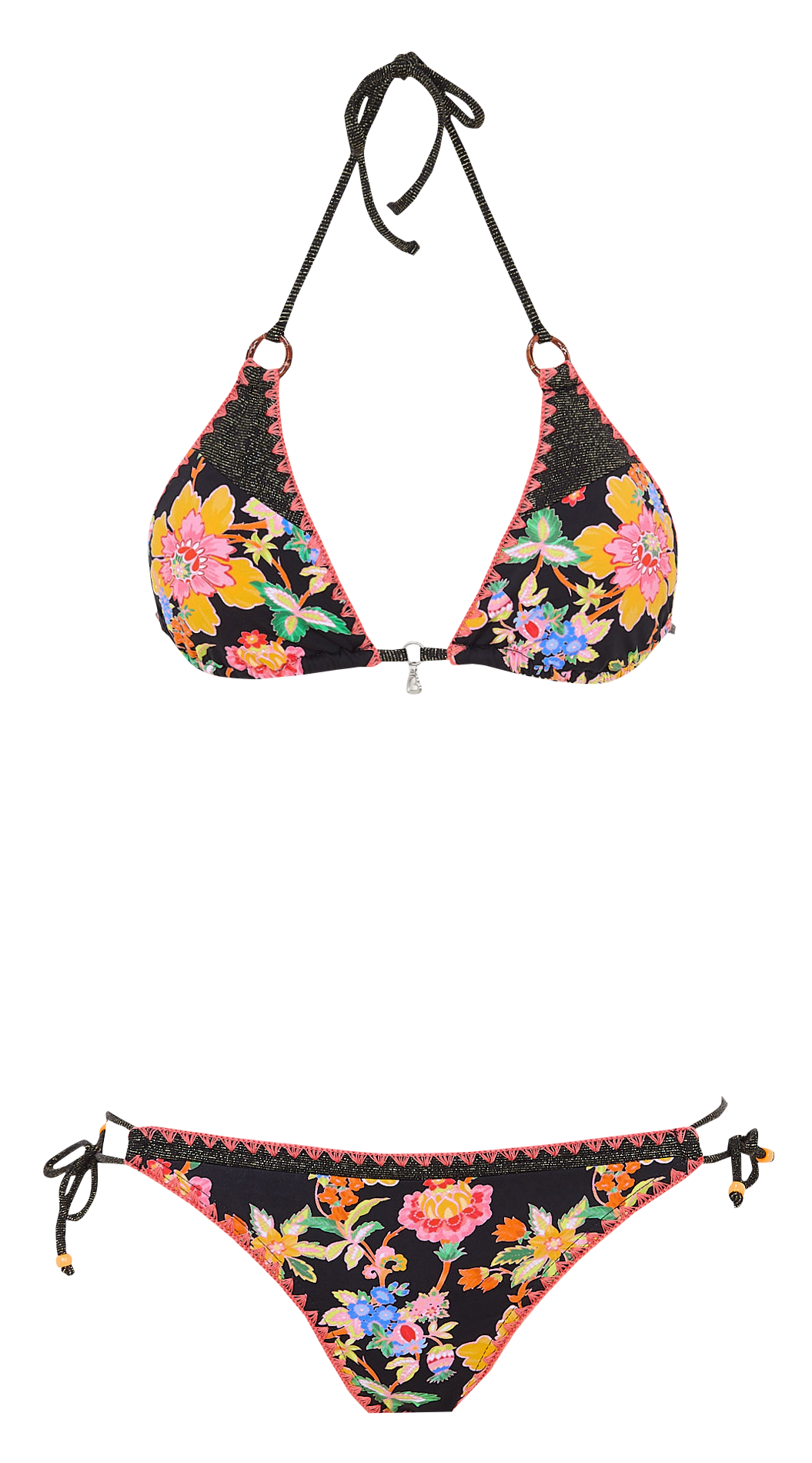 Ensemble de maillot de bain imprimé BANANA MOON Noir