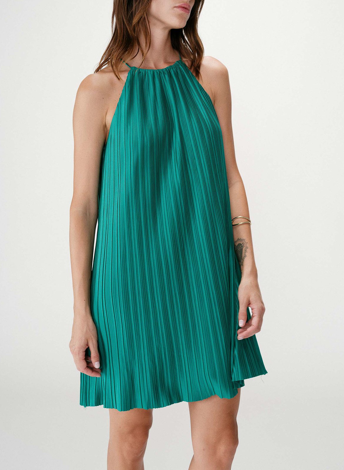 Robe courte col rond GRACE ET MILA