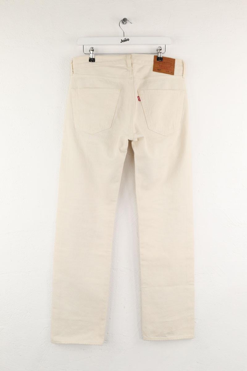 501 straight jeans LEVI'S - Seconde main White
