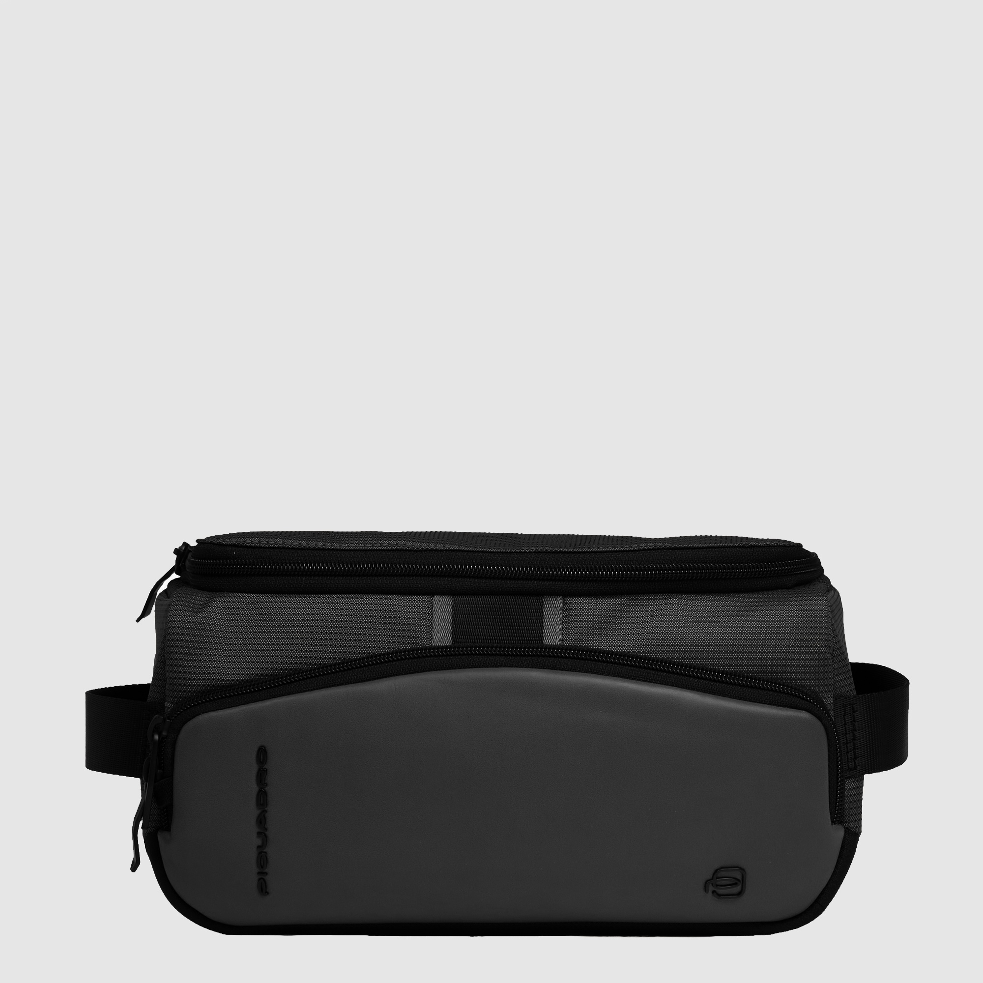 Toiletry bag made from bio-based material PIQUADRO Black
