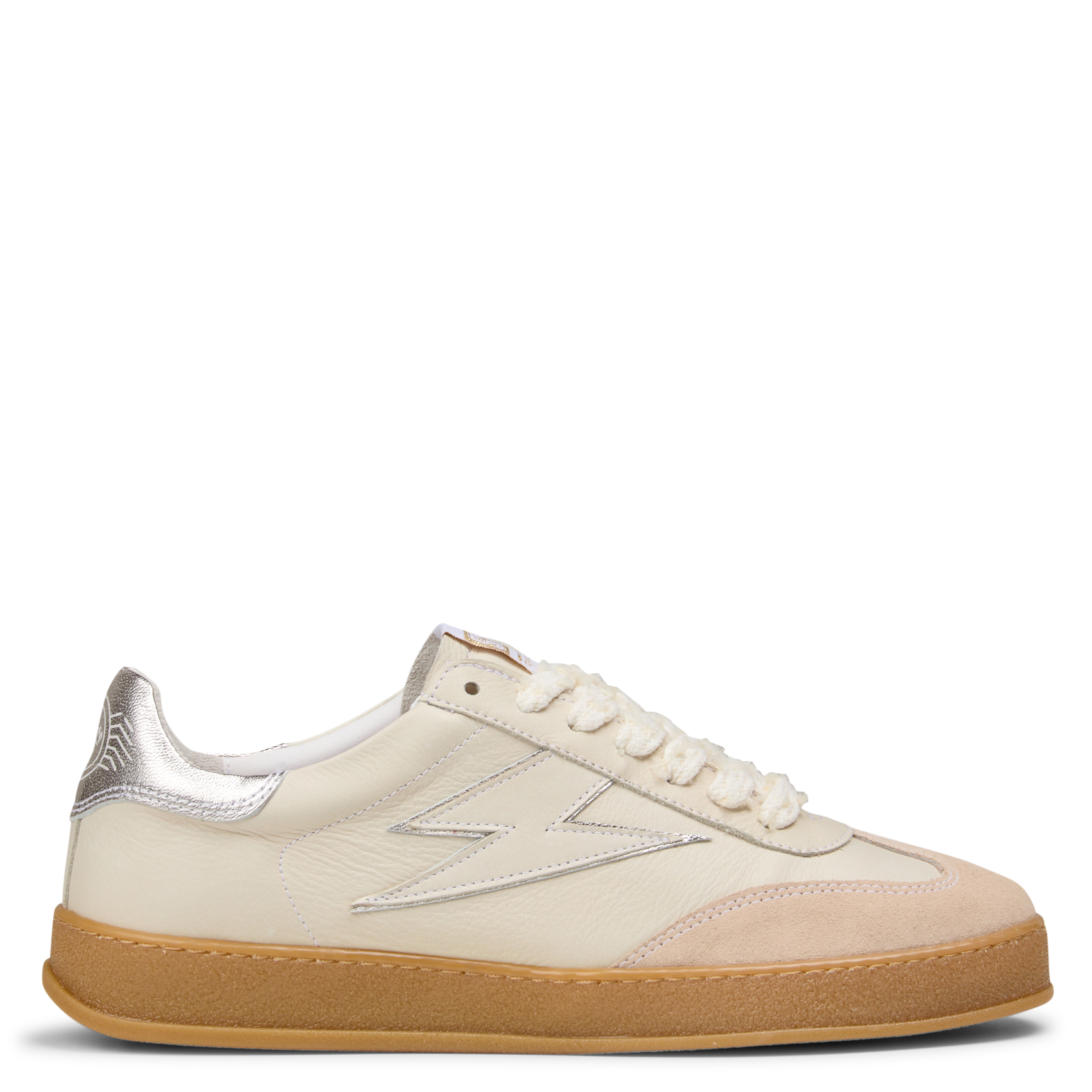 Baskets basses en cuir mélangé SEMERDJIAN - SMR Beige