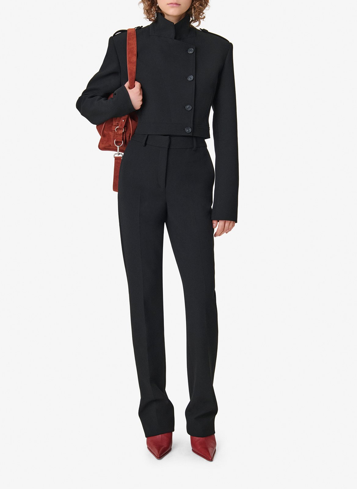 Veste ajustée col montant IRO Noir