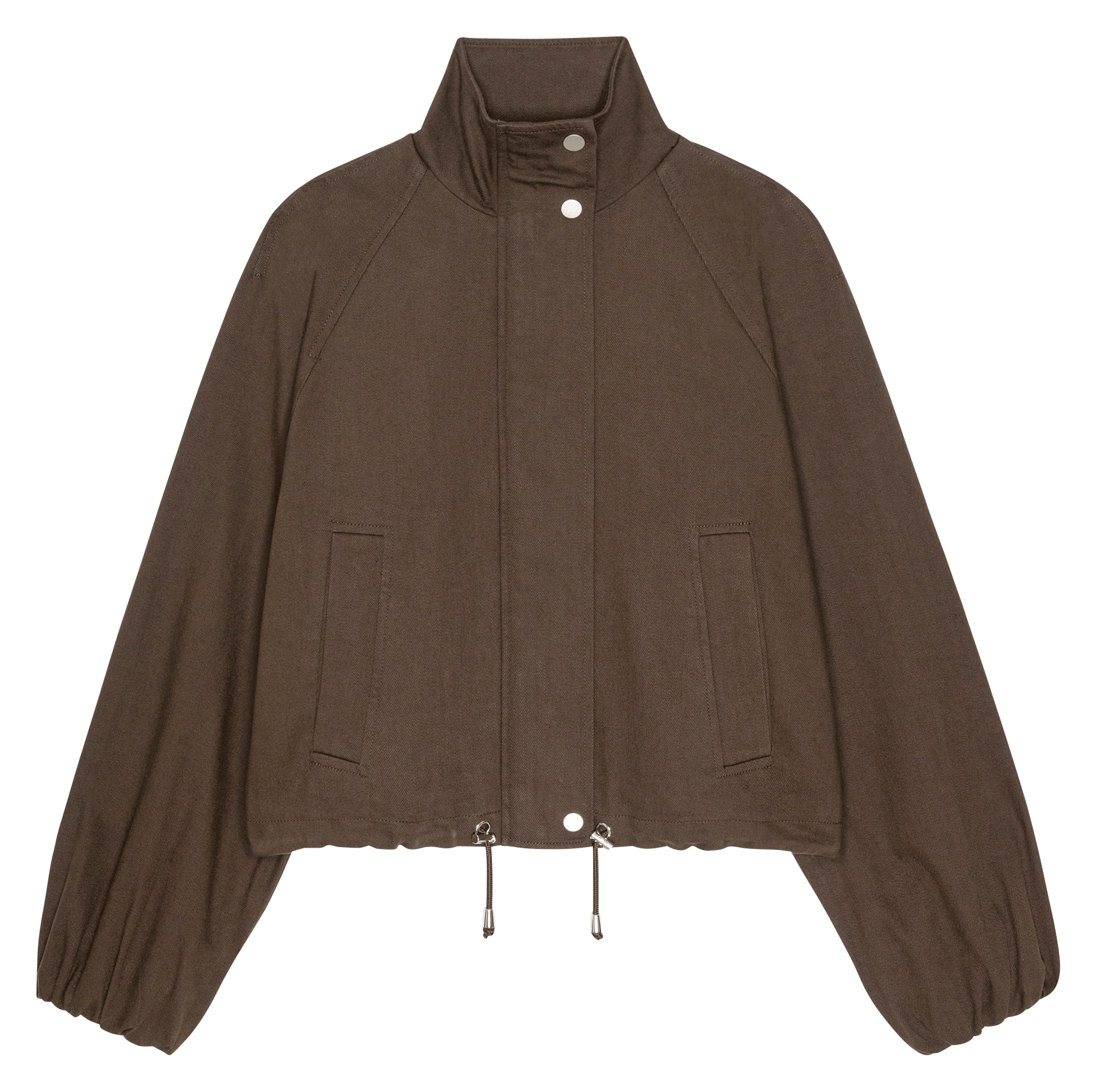 Veste oversize en coton mélangé RAILS Bruin