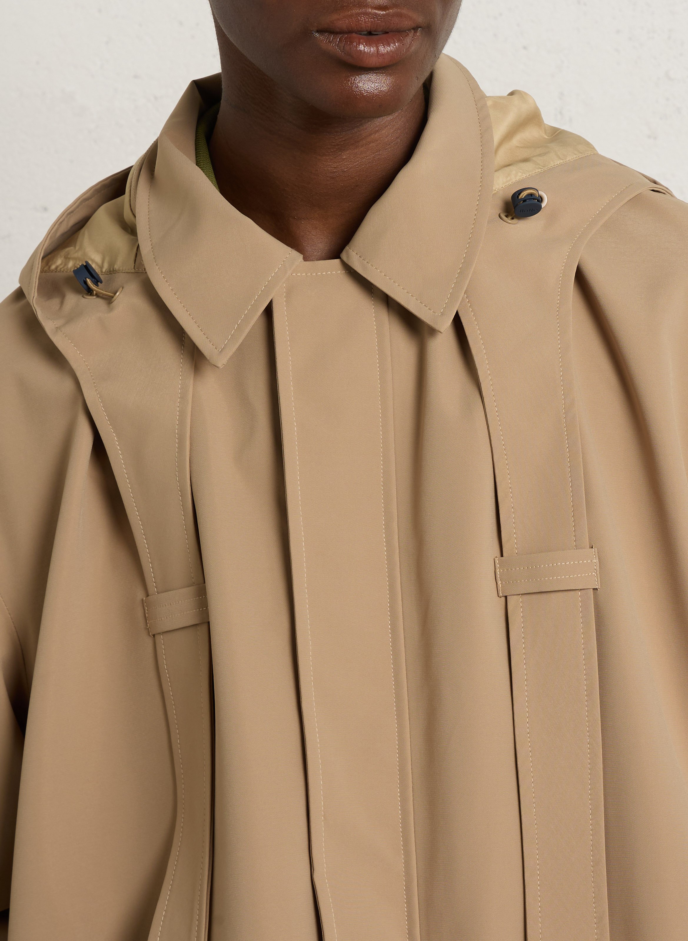 Regenjacke mit klassischem Kragen FLOTTE Beige